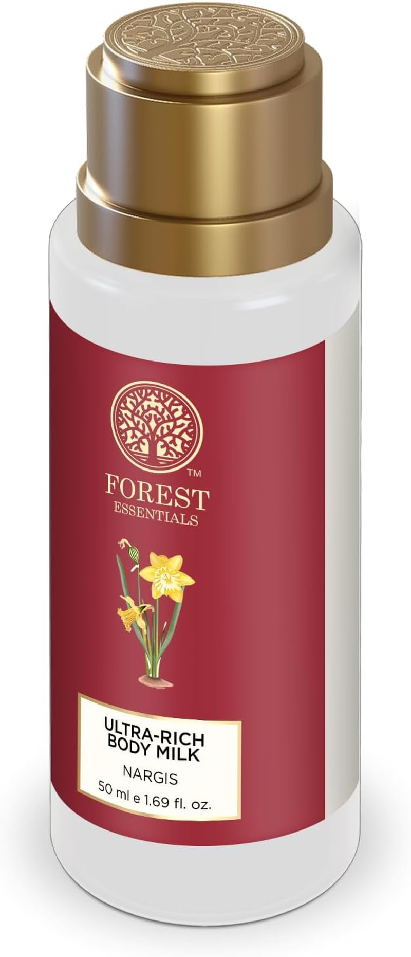 Forest Essentials Travel Size Ultra-Rich Body Milk Nargis 50Ml (Body Lotion) image number 4