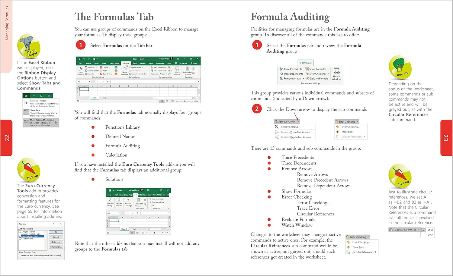 Excel Functions & Formulas in Easy Steps