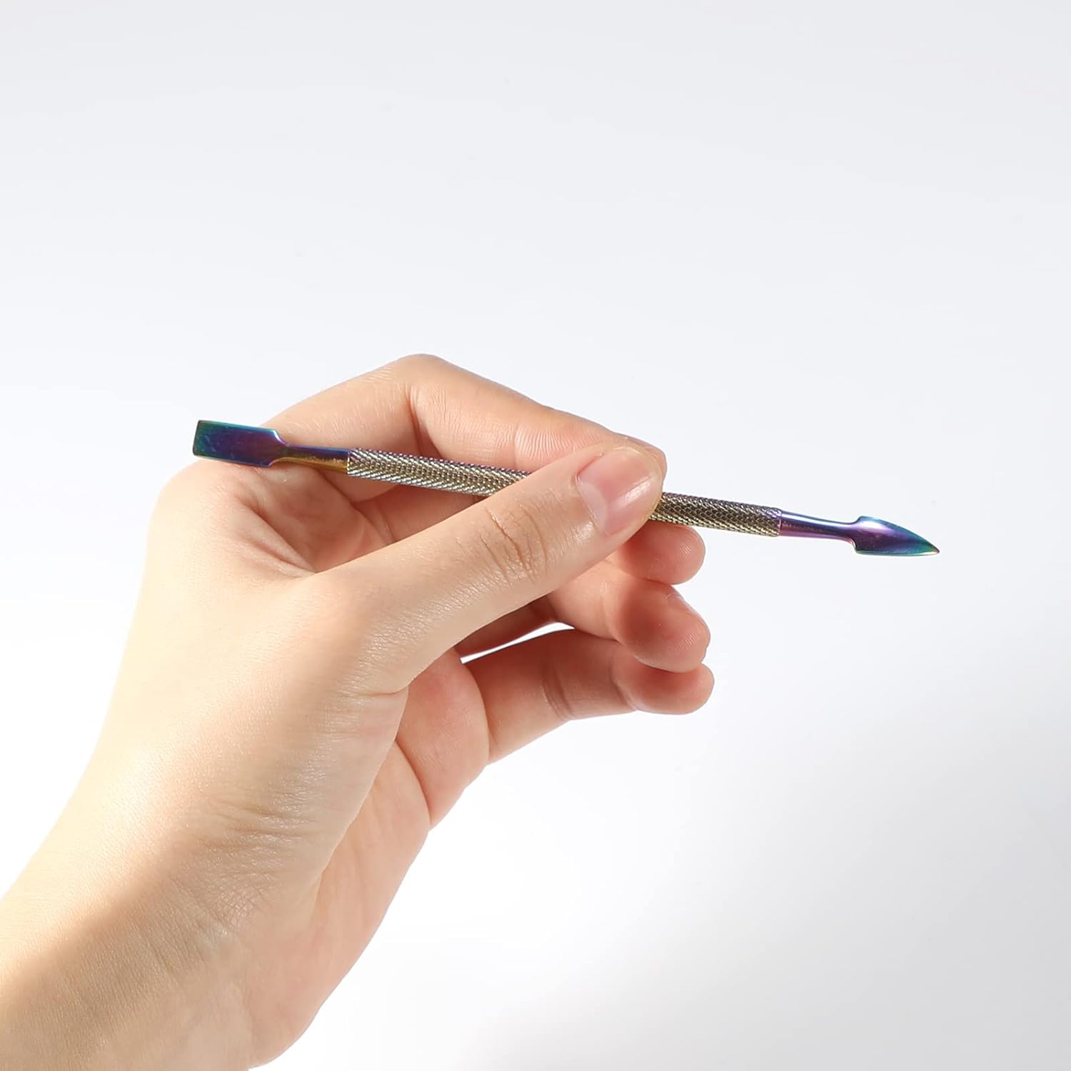 5Pcs Wax Carving Tools with Polishing Cloth Stainless Steel Wax Sculpting Kit Double Ended Colorful Tool image number 2