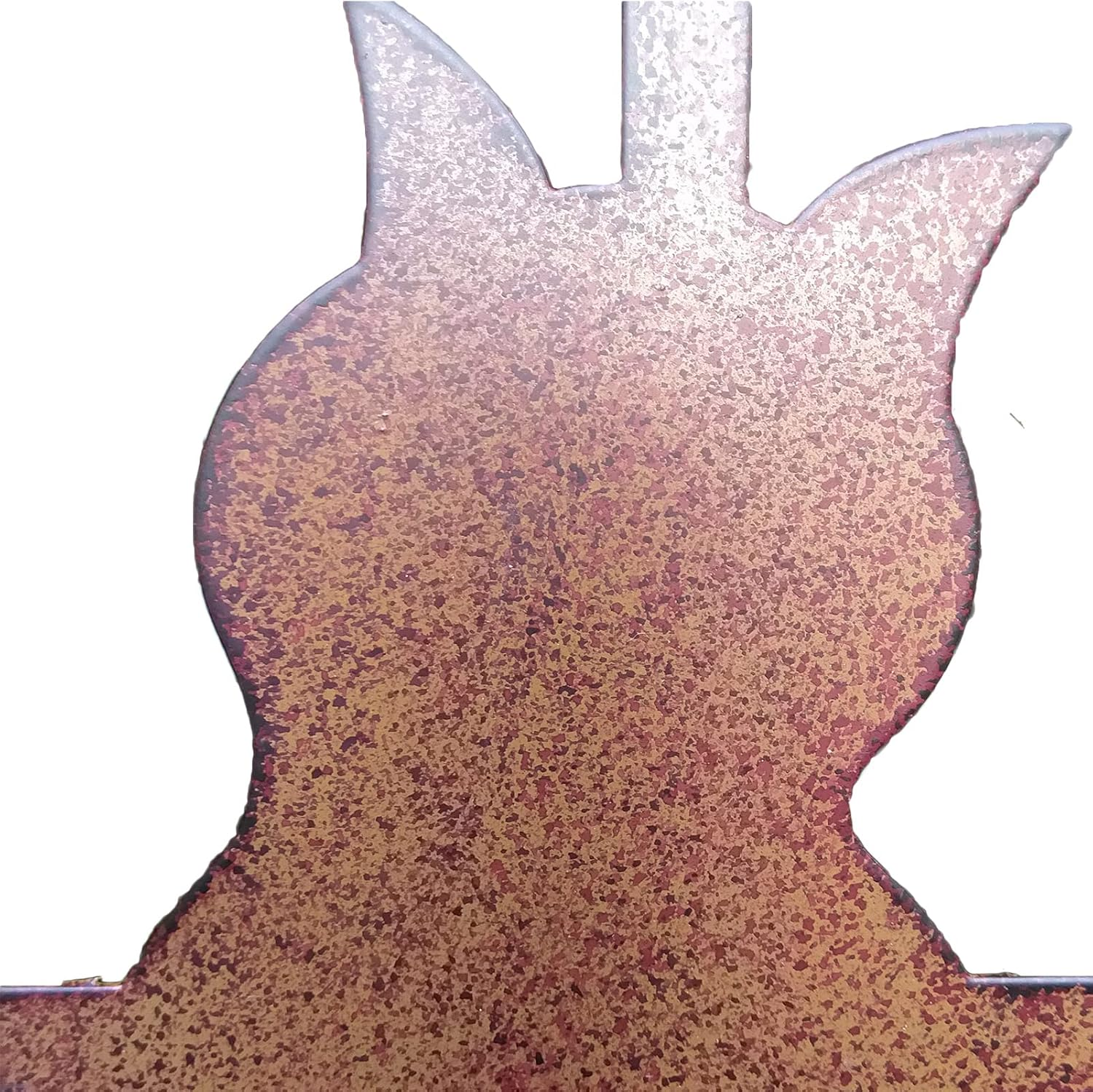 Cat Metal Wall Art Outdoor 22 Inch Bird and Cat Garden Distressed Window Statues, Metal Wall Decor with Frame, Iron Animal Garden Wall Ornament for Home Yard Front Door 56Cm image number 4