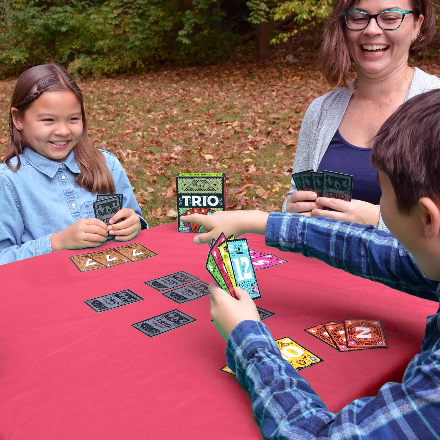 Happy Camper Trio Clever Card Game: Deduction & Memory, 3-6 Players, Ages 8+ image number 3