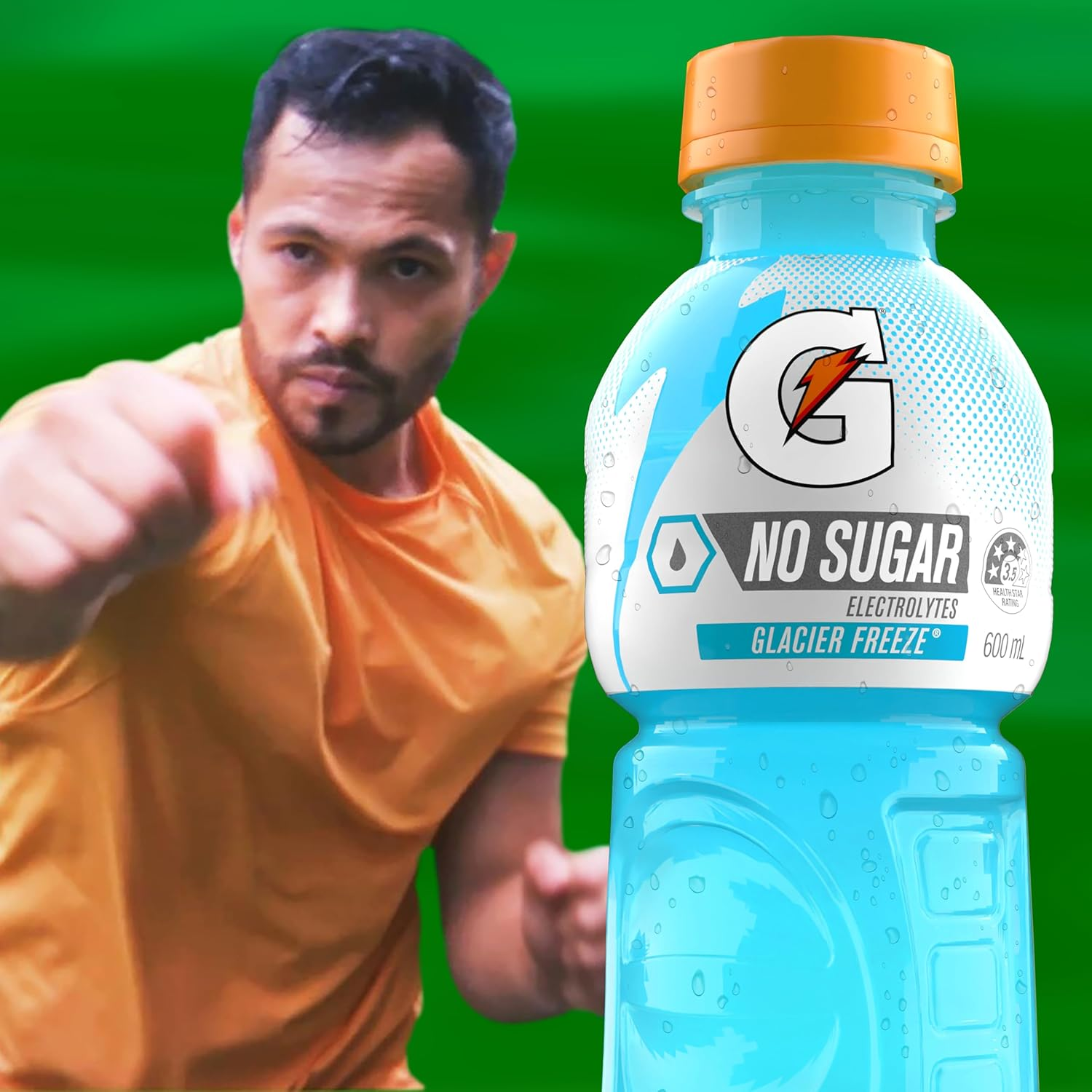 Gatorade No Sugar Glacier Freeze Sports Drink 12 X 600Ml Bottle image number 3