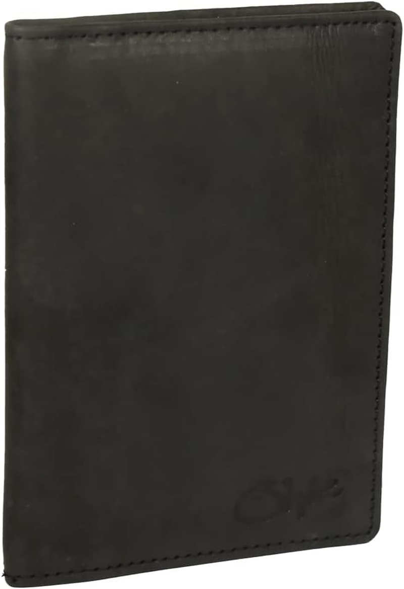 STYLE SHOES Black Smart and Stylish Leather Passport Holder, Black, Luggage image number 3