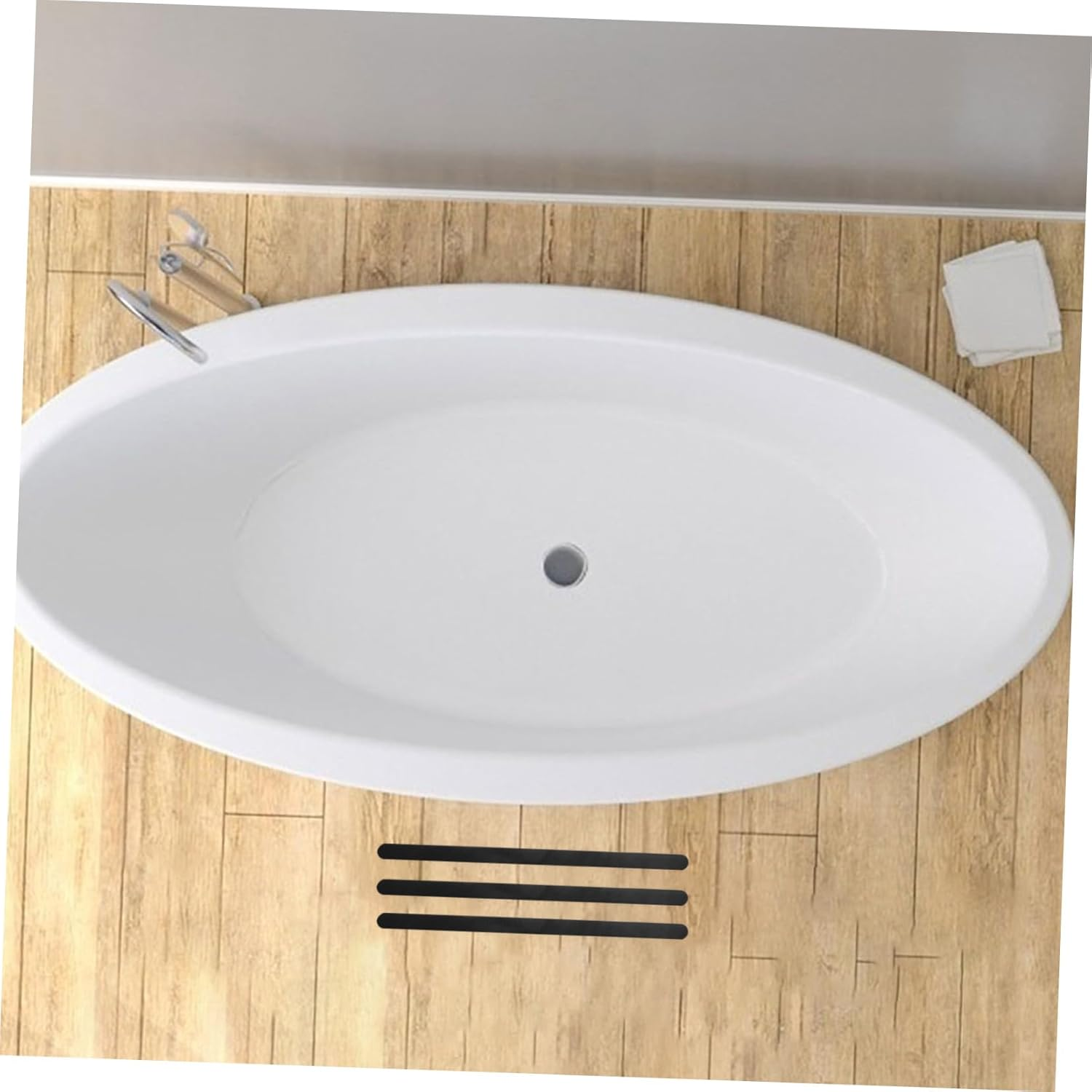 Veemoon 24Pcs Bathtub Strips Non Slip Shower Mat Stickers Safety Tub Adhesive for Bathrooms image number 5