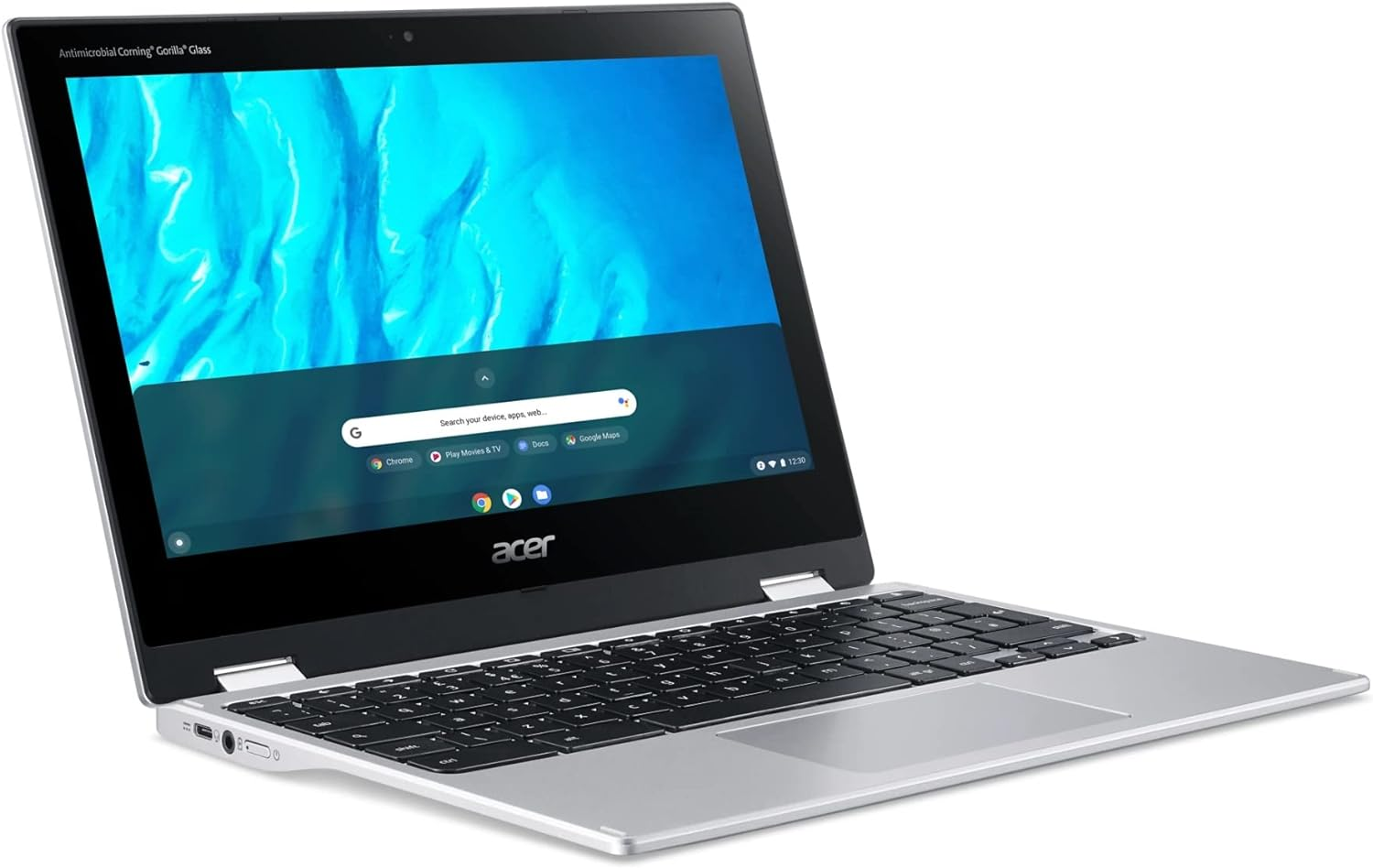 Acer Spin 311 3H 11.6'' 2-In-1 Touchscreen Chromebook (8-Core Mediatek MT8183C, 64GB Emmc, 4GB RAM, Stylus) Flip Convertible Laptop, 15-Hr Battery Life, IST Pen, Webcam, Chrome OS, Pure Silver image number 6