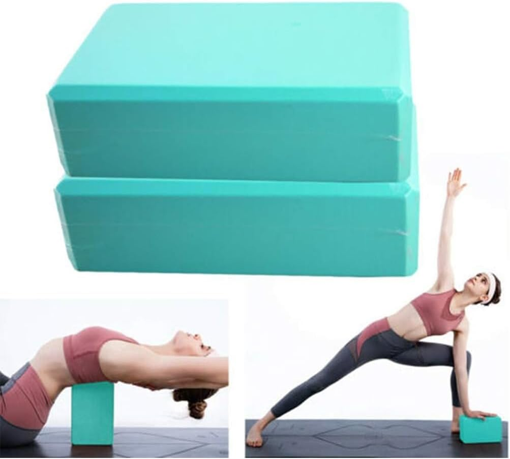 5-In-1 Yoga Wheel and Yoga Blocks Strap Set - 1 Yoga Wheel, 2 Eva Foam Yoga Blocks, 1 Yoga Strap, 1 Yoga Resistance Bands for Dharma Yoga Pose Backbend Flexibility Stretching Pilates Meditation image number 5