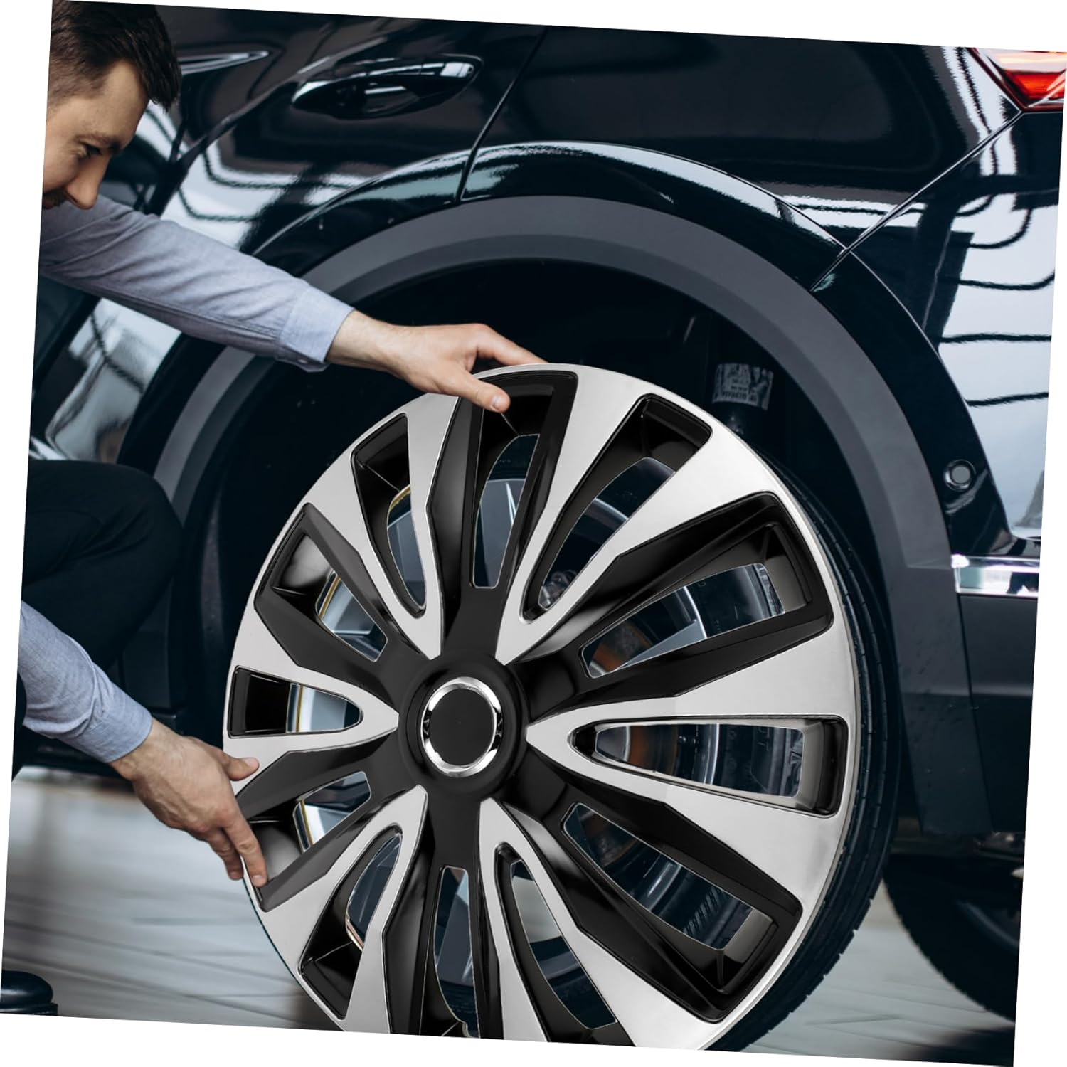 OSOLADY Replacement Hubcaps for Vehicles Wheel Rim Covers Car Rim Wheel Cover Abs Construction image number 5