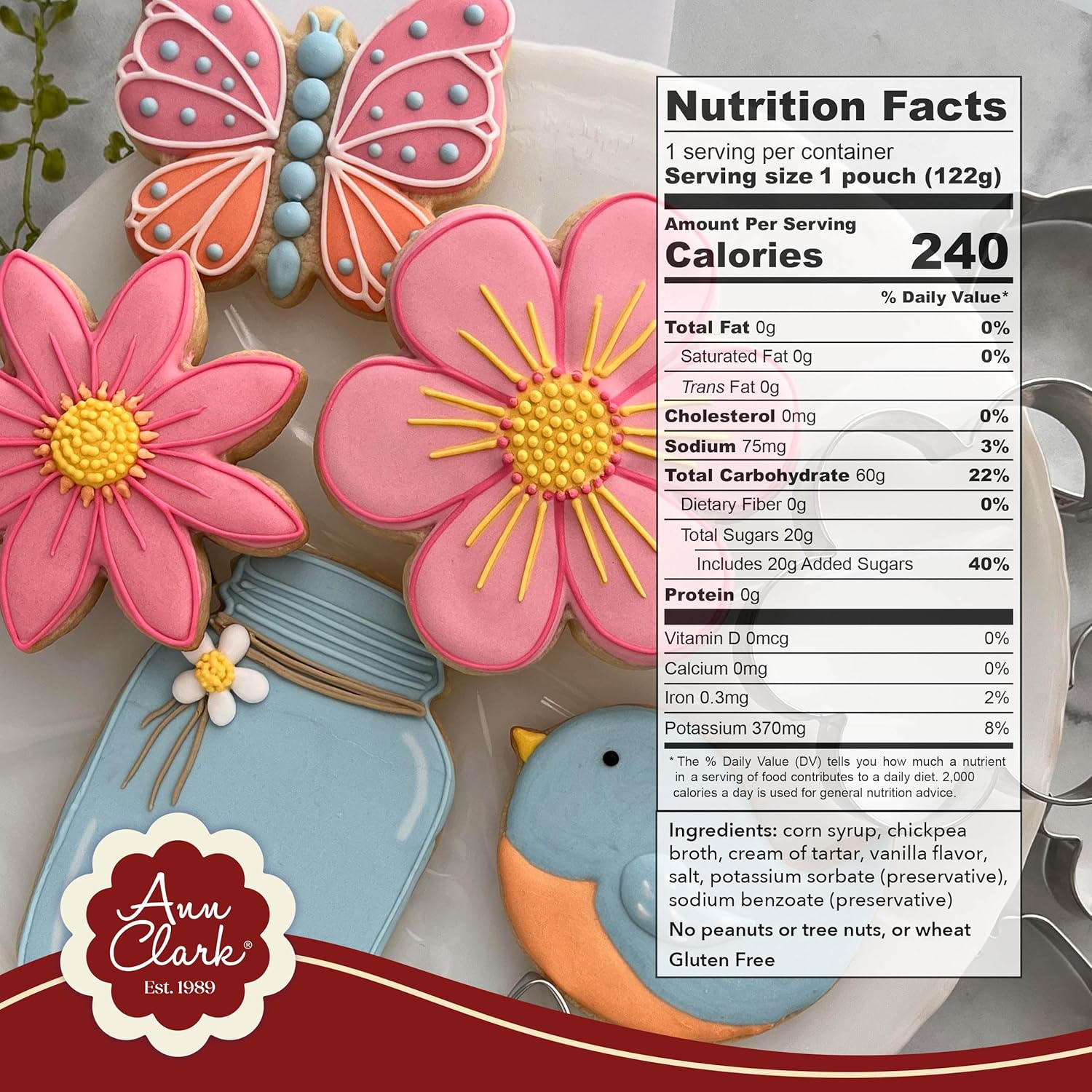 Ann Clark Royal Icing Mix Makes 2 Cups (16 Oz) of Cookie Icing image number 4