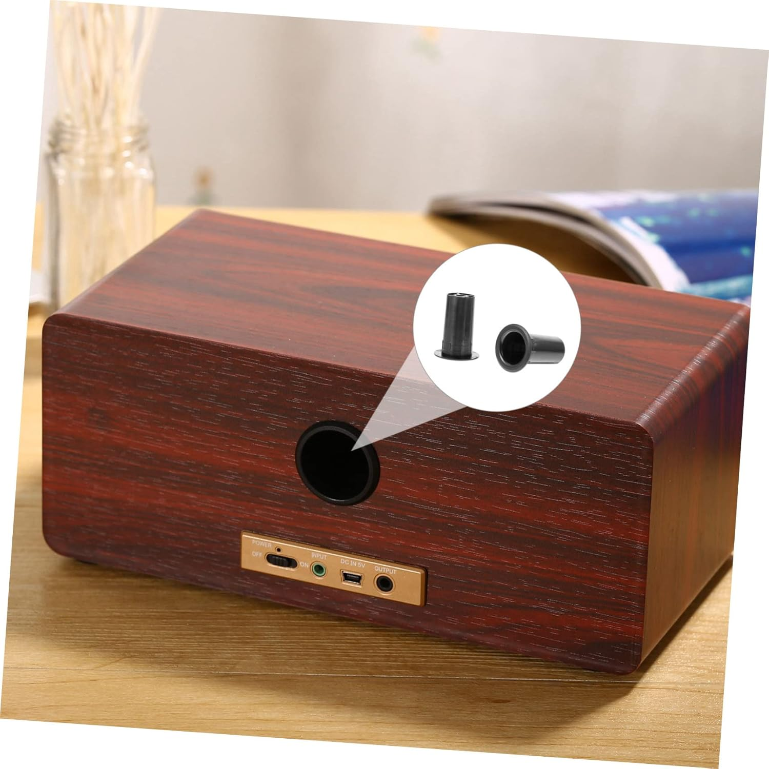 Hoement 8Pcs Bass Reflex Tubes Speaker Port Replacement for Speaker Cabinets Portable Home Car Audio with Easy Installation and Low Distortion Sound Quality image number 2