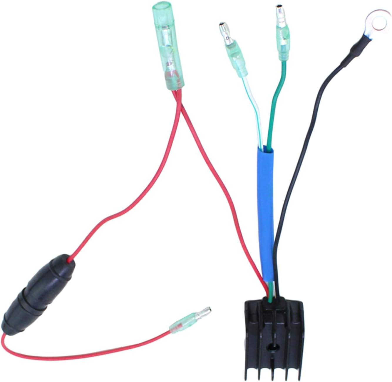 Outboard Rectifier Regulator Voltage Regulator Fit for Yamaha Outboard Engine 25HP 30HP 40HP 70HP 1984-2001 Replacement 6G1-81970-61 6G18197061 6G1-81970-62 image number 2