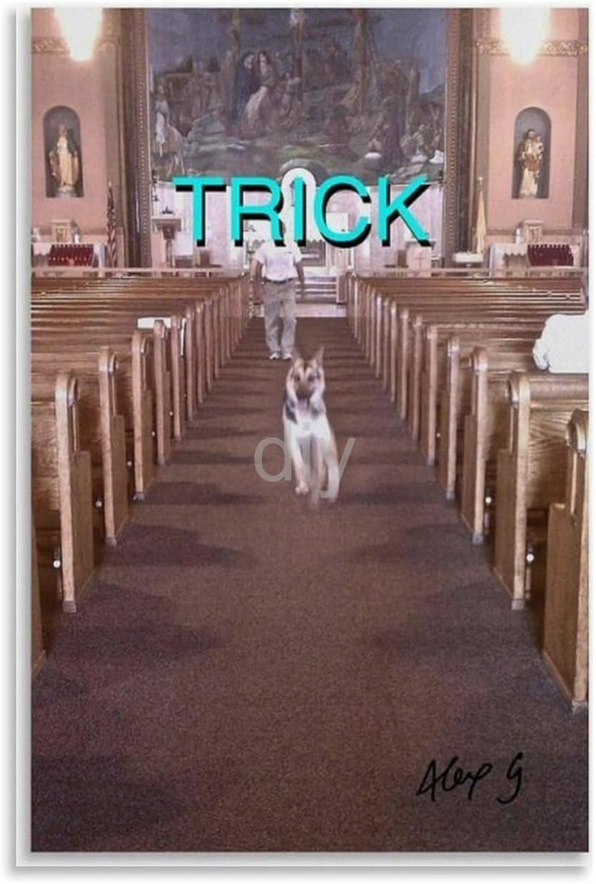 Trick Music. Poster Canvas Painting Wall Art Picture Home Decor Print for Bedroom Living Room Dorm Study Bar Office 16X24Inch(40X60Cm) Unframe-Style