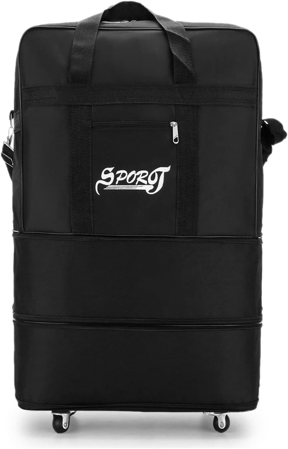 Sazak Expandable Foldable Suitcase Collapsible Rolling Travel Luggage Bag for Men Women image number 4