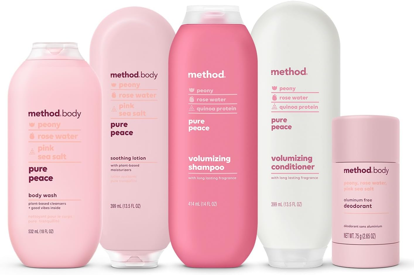 Method Daily Lotion, Pure Peace, Plant-Based Moisturizer for 24 Hours of Hydration, 13.5 Fl Oz (Pack of 1) image number 3