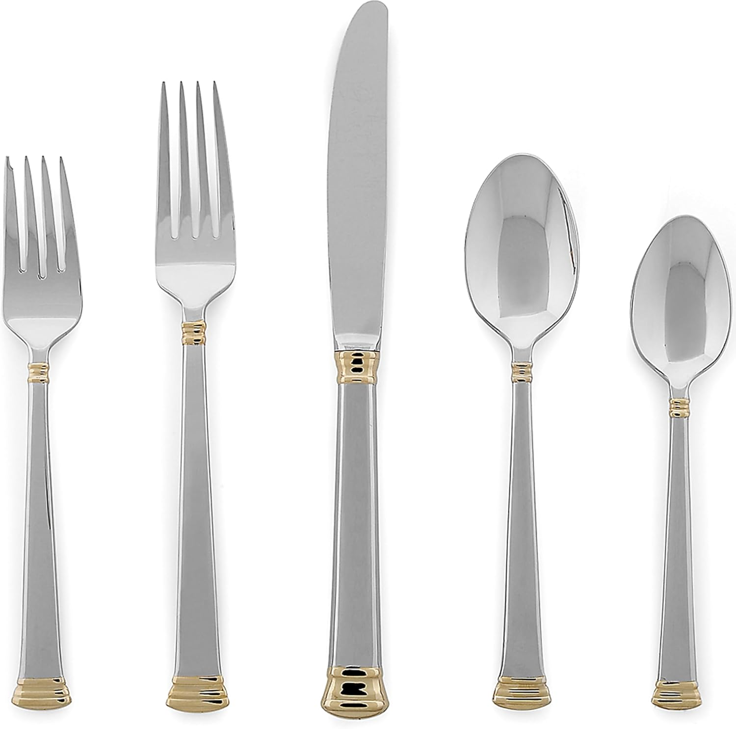 Lenox Eternal 5-Piece Stainless Flatware Placesetting - 9827092, Silver