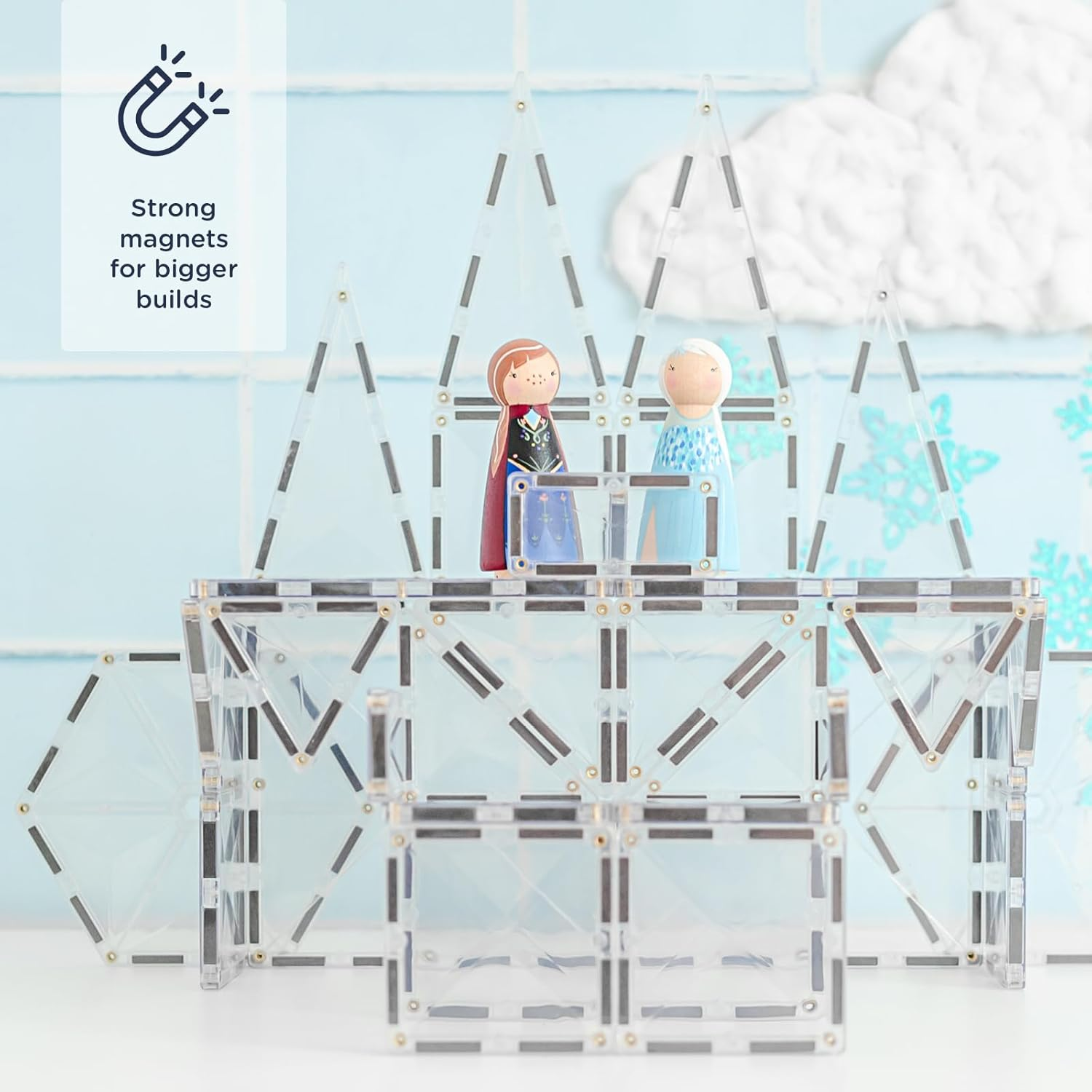 CONNETIX Clear Starter Pack, 34 Pieces image number 6