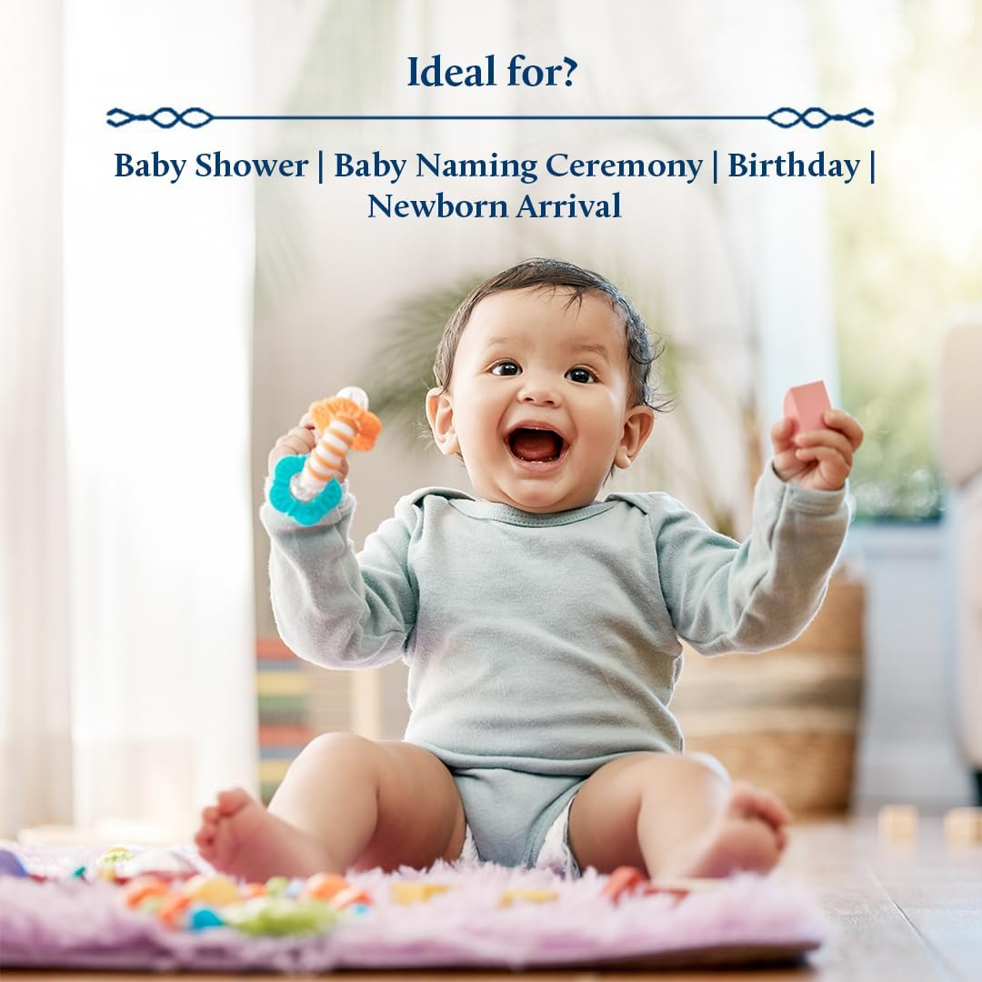 Blue Nectar Loving Mom & Baby Care Gift Set | Stretch Mark Lotion, Baby Body Lotion & Vitamin C Serum | Baby Shower Gift for Mom & Baby | Gift for Pregnant Women | New Parents Gift image number 5