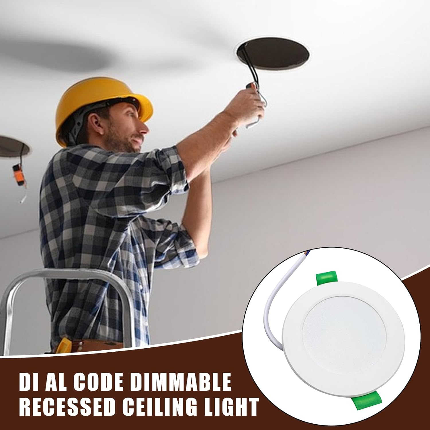 Led Recessed Light | Ultra-Thin Led Recessed Ceiling Light | Dimmable Lamp Slim Spotlight Lighting Adjustable Modern Design for Bedroom Bathroom Hallway Home Kitchen image number 1