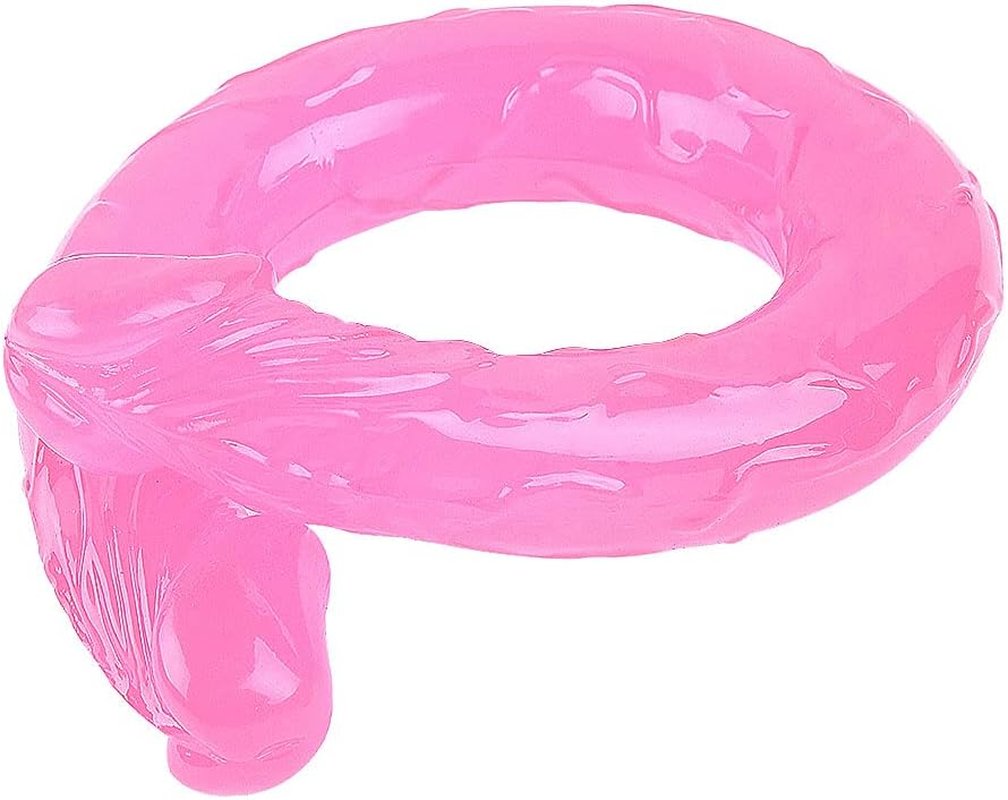 43CM Double Dong and Lesbian Dildo Usage Free Play Flexible Soft, Double for Women Realistic, Pink Color Realistic Dildo for Women image number 3