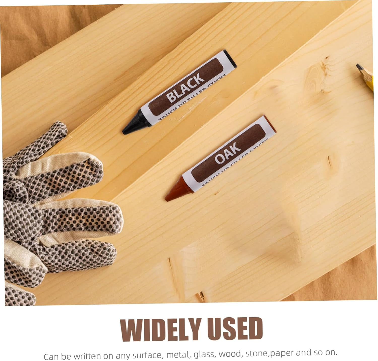 OSALADI 8Pcs Wood Scratch Repair Markers Multi Furniture Pens for Hardwood Floors Instant Drying Easy to Use for Hiding Scuffs Dents and Stains image number 5