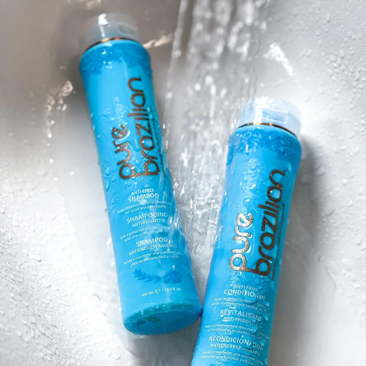 Pure Brazilian Anti-Frizz Daily Shampoo, 400 Ml image number 2