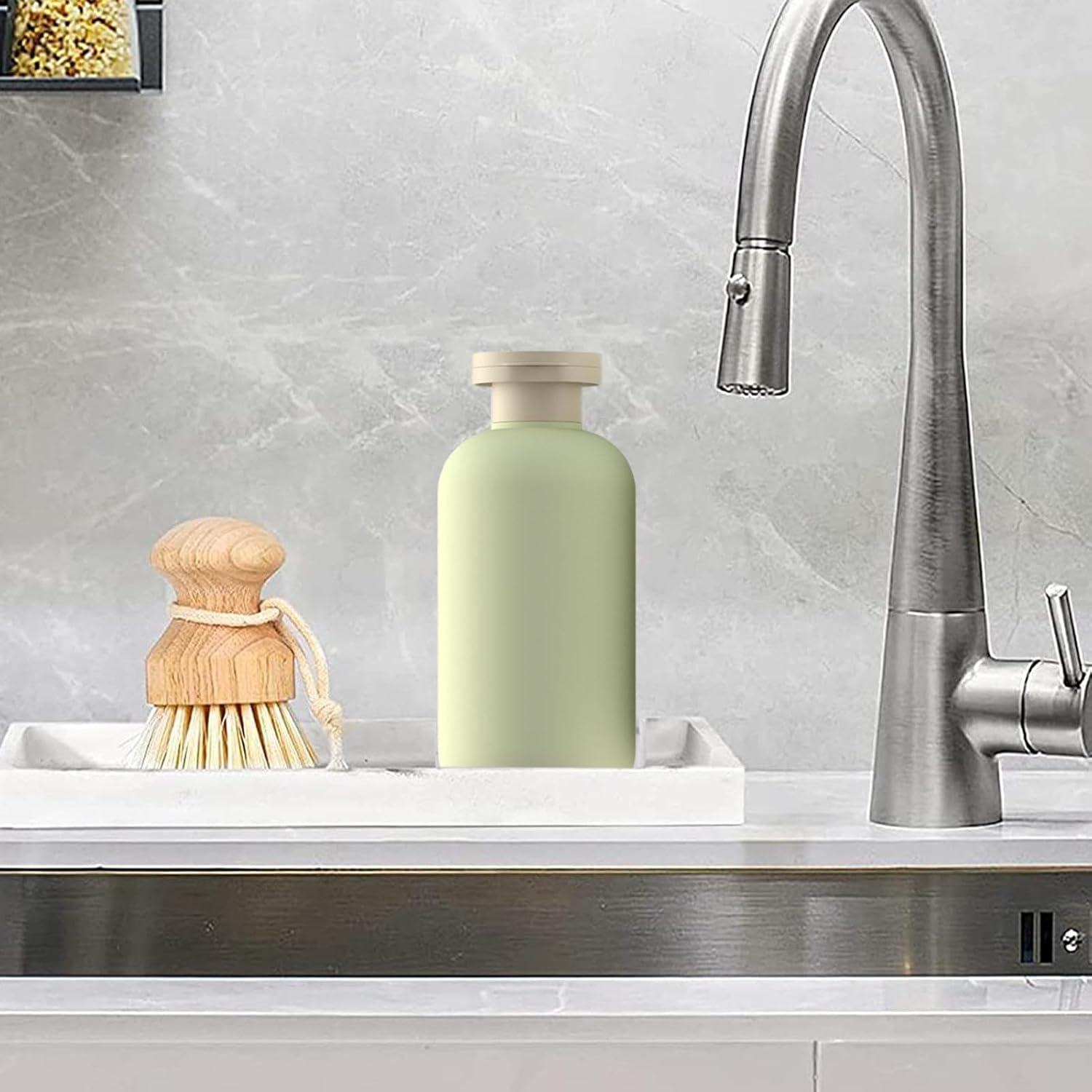 Travel Shampoo Bottles - Toilet Bottles | Empty Travel Bottle | Leak Proof Refillable Conditioner Dispenser | Reusable Portable Liquid Container | Press Toiletries Dispenser image number 4