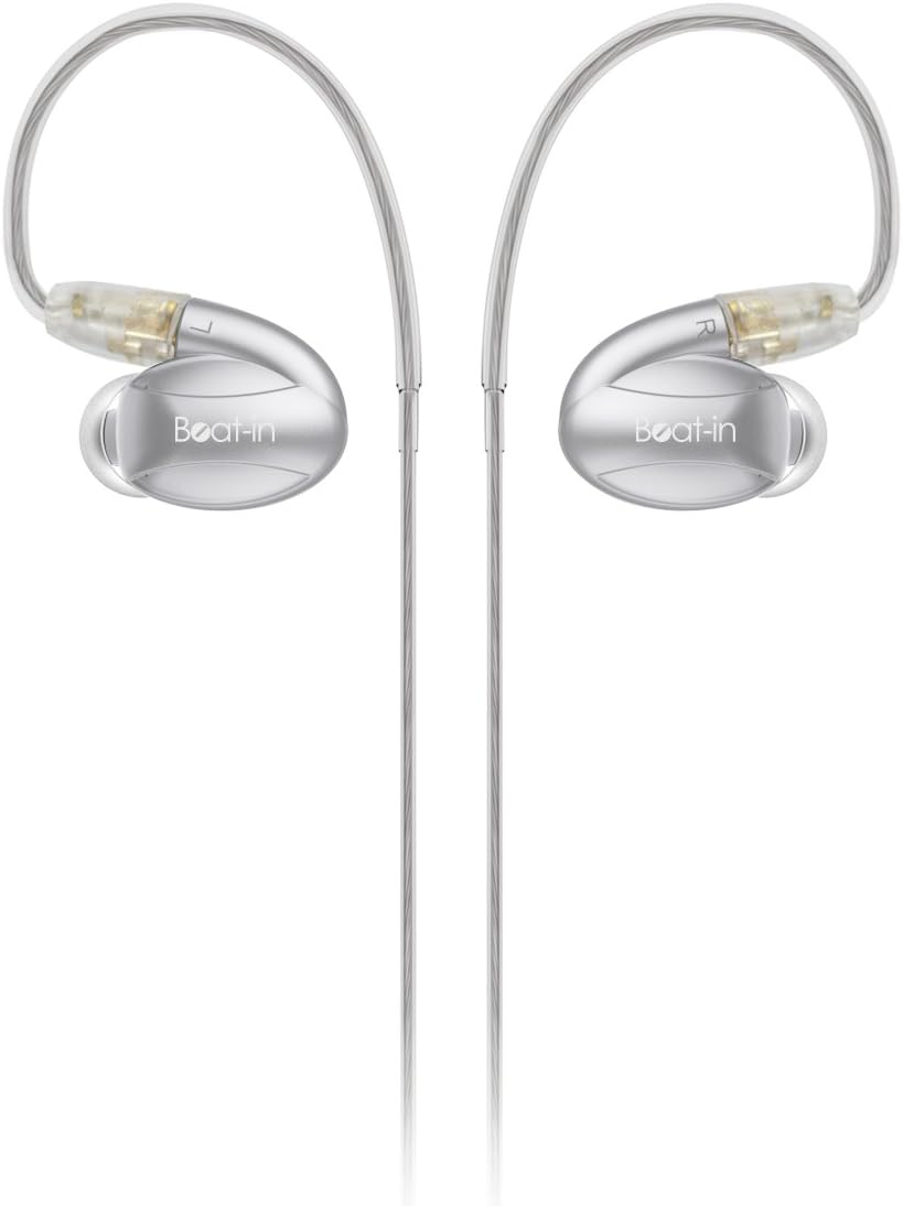 Beat-In Hybrid Earphones, Hybrid BI10113, Gray, Compatible with High Resolution Sound Sources, In-Ear Type MMCX