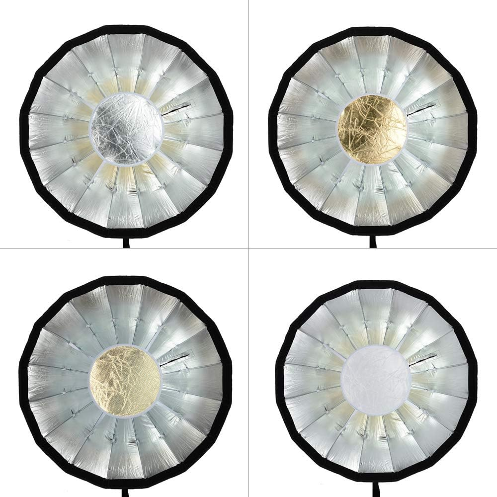 Godox 85CM AD-S85W Deep Parabolic White Interior Softbox W/ Grid for Ad400Pro (Godox Mount)