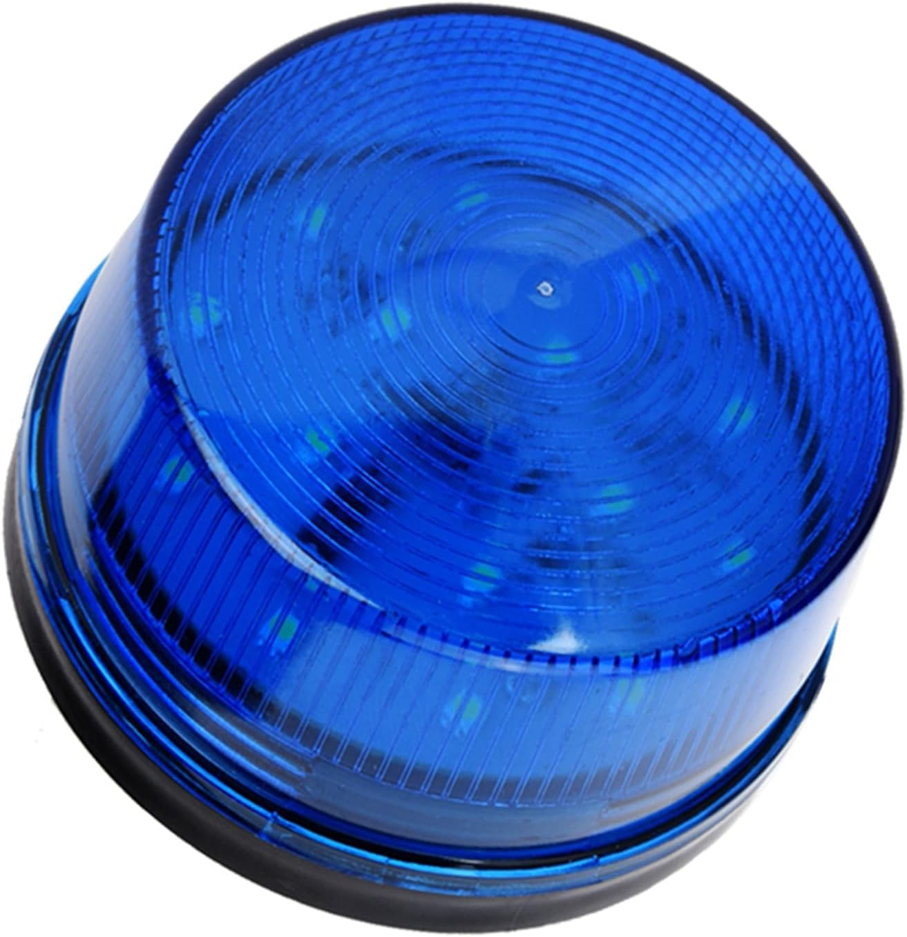 12V LED Strobe Beacon Emergency Alarm Warning Flashing Light Energy Saving Light without Sound Adopt Multilayer LED ARC Surround Design image number 3