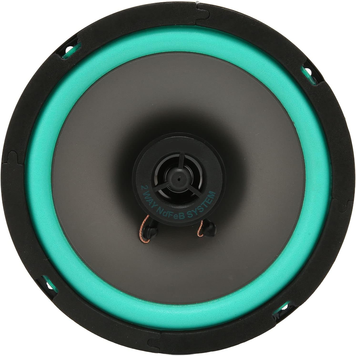 Car Speakers, 6.5In 160W Midrange Car Loudspeaker, External Magnetic, 2 Way Coaxial Stereo Audio Door Speakers for Car Audio Systems, Car Tuning Accessories image number 2