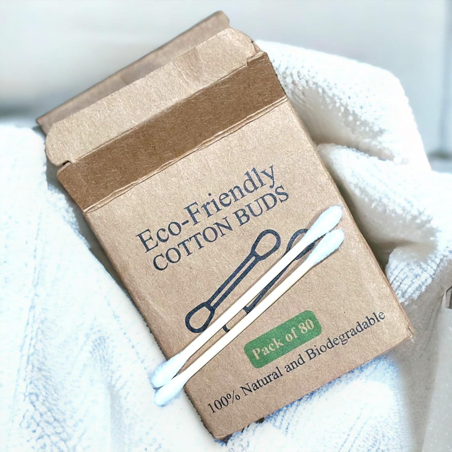Eco-Friendly Bamboo Cotton Buds | Crafted with Precision and Care to Provide an Eco-Conscious Alternative to Conventional Cotton Swabs. | Bewater