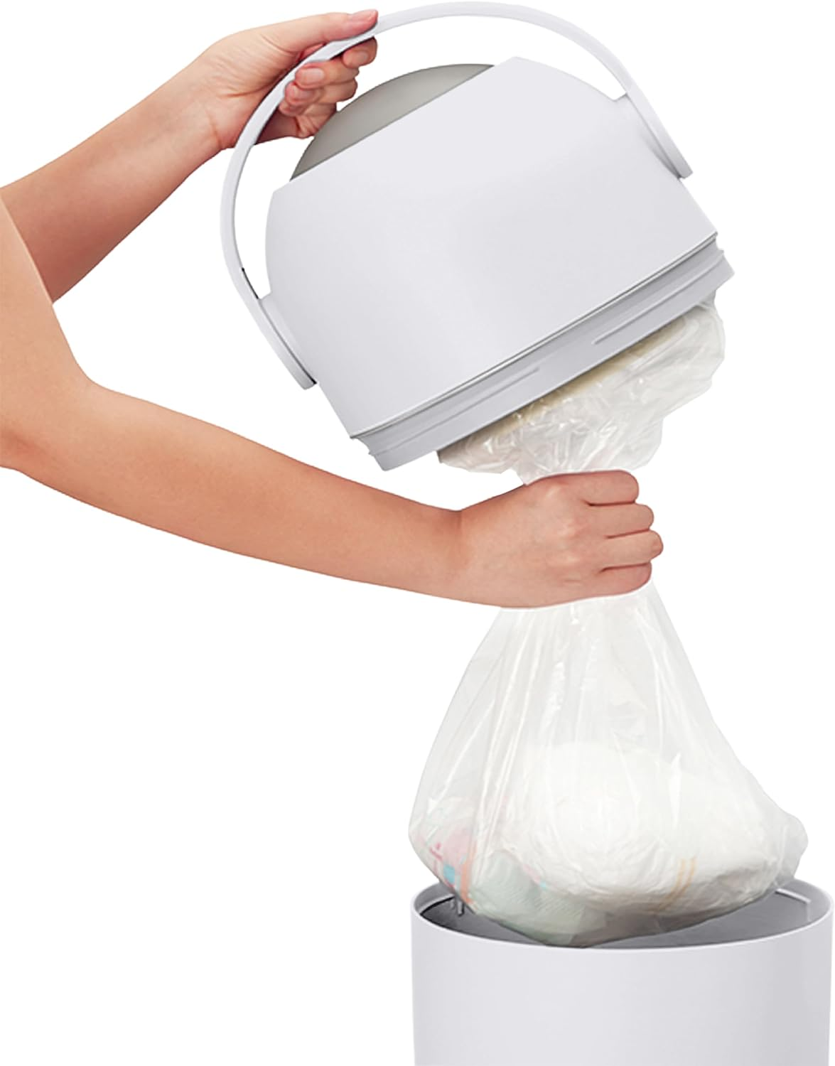 Aster Nappy Bin. White