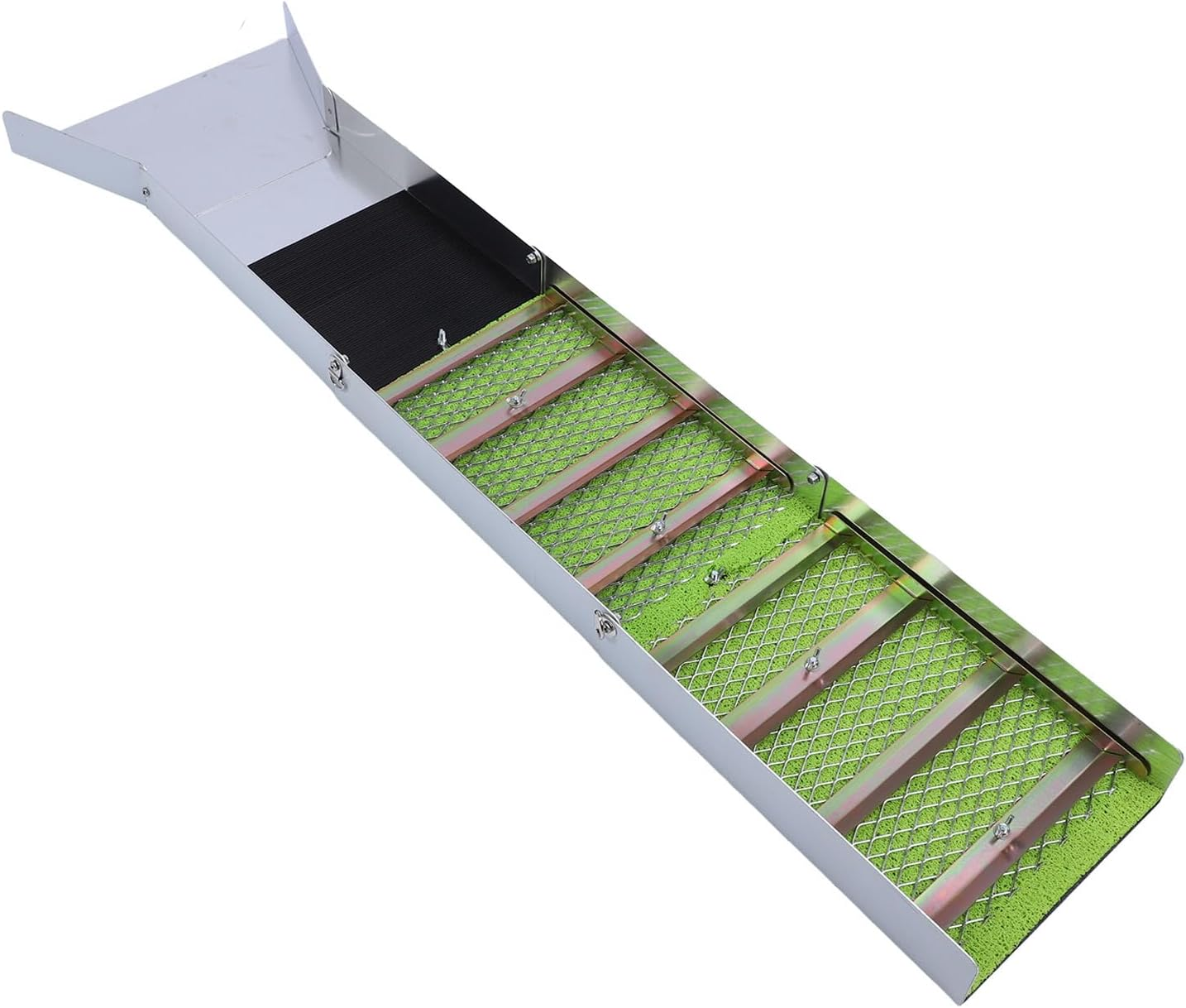 49.6In Folding Sluice Box for Gold Mining, Aluminum Alloy Gold Sluice Box, Gold Prospecting Mining Equipment for River Creek Gold Panning Dredging image number 3