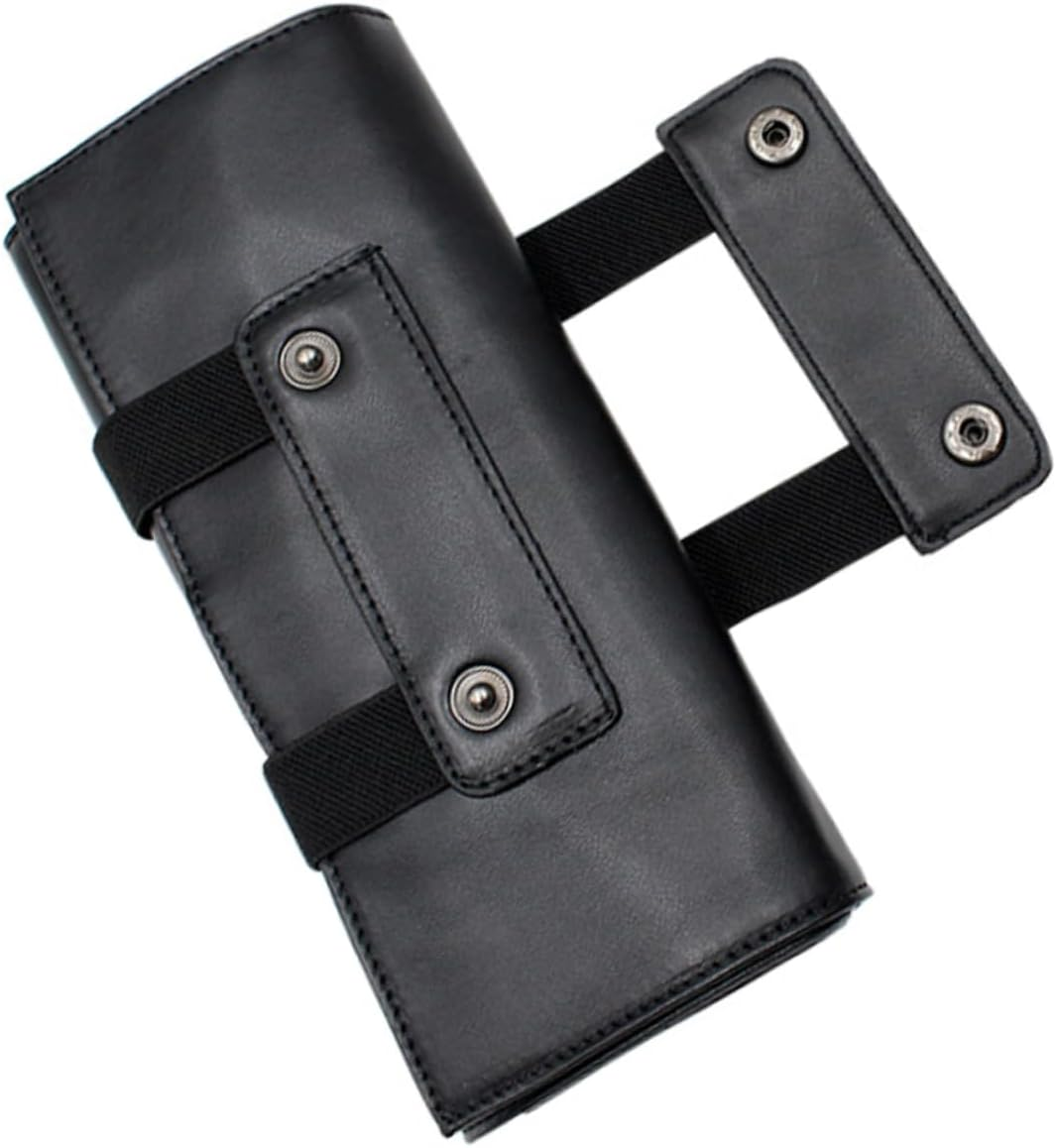 Beatifufu Barber Storage Bag Pu Leather Salon Scissor Holder Pouch for Haircut Tools at Barbershop