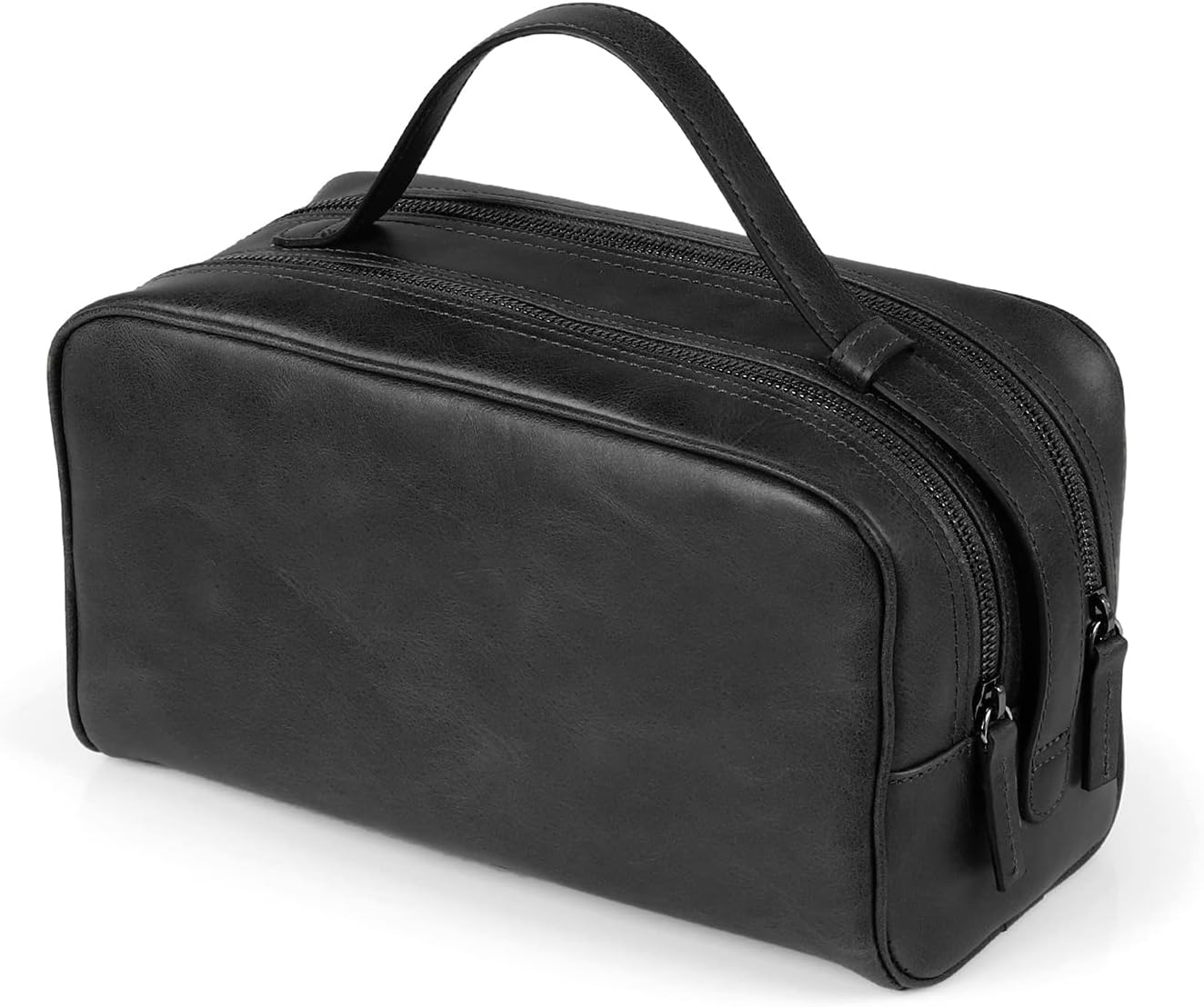 Londo Two Compartment Genuine Leather Travel Bag - Unisex