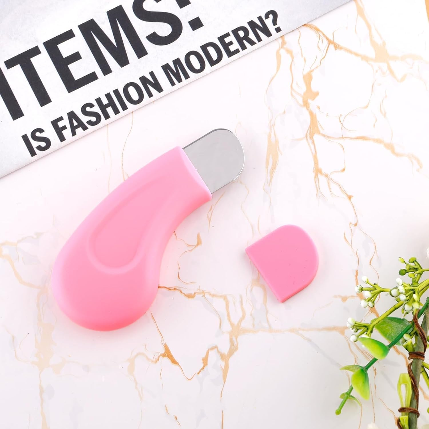 WADY Silicone Nose & Face Blackhead Remover Spatulas, 3-Pack, Safe & Made from Silicon, Gentle & Effective, Deep Clean with Mud Cream & Cleansing Oil image number 6