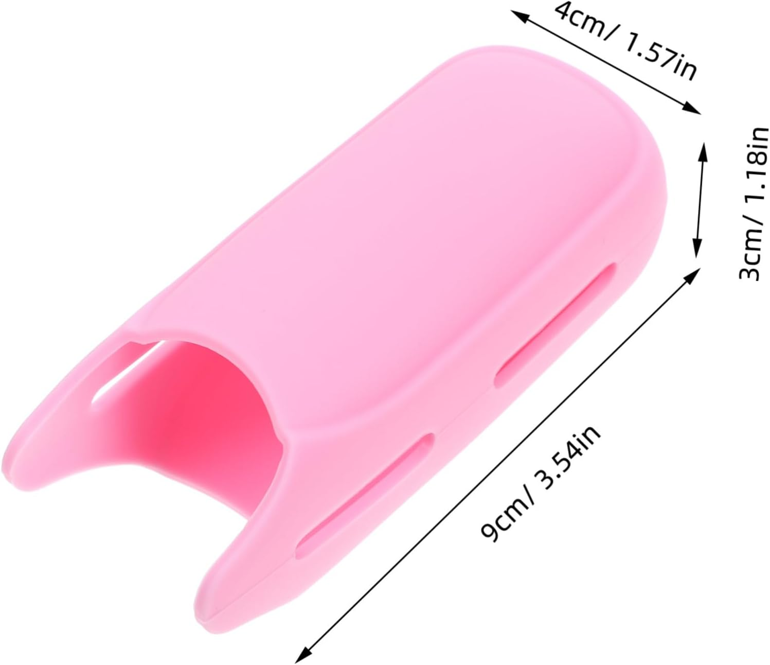 DINHEAROM Heat Resistant Silicone Hair Iron Cover Sleeve Soft Non Slip Curling Iron Handle Protector Removable Washable Straightener Heat Shield for Safe Styling Fits Hair Tools image number 4