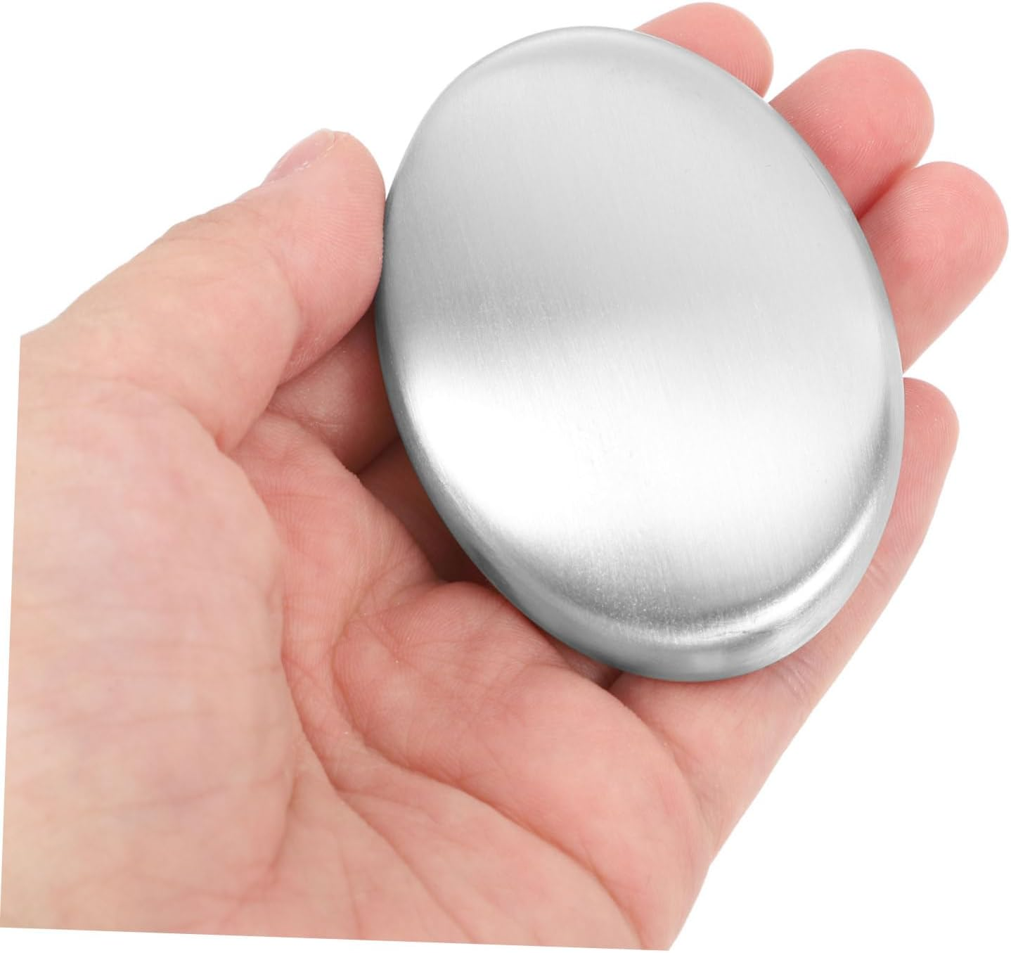 UTHCLO 2Pcs Odor Absorbing Metal Soaps Stainless Steel Soap Bars for Kitchen Fish Odor Remover image number 4