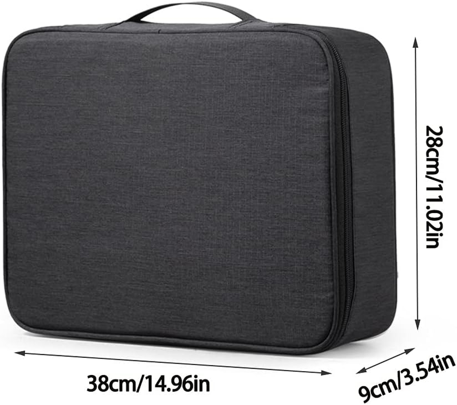 Document Package， Document Holder with Zipper, File Sorting Box, Locked Storage Bag