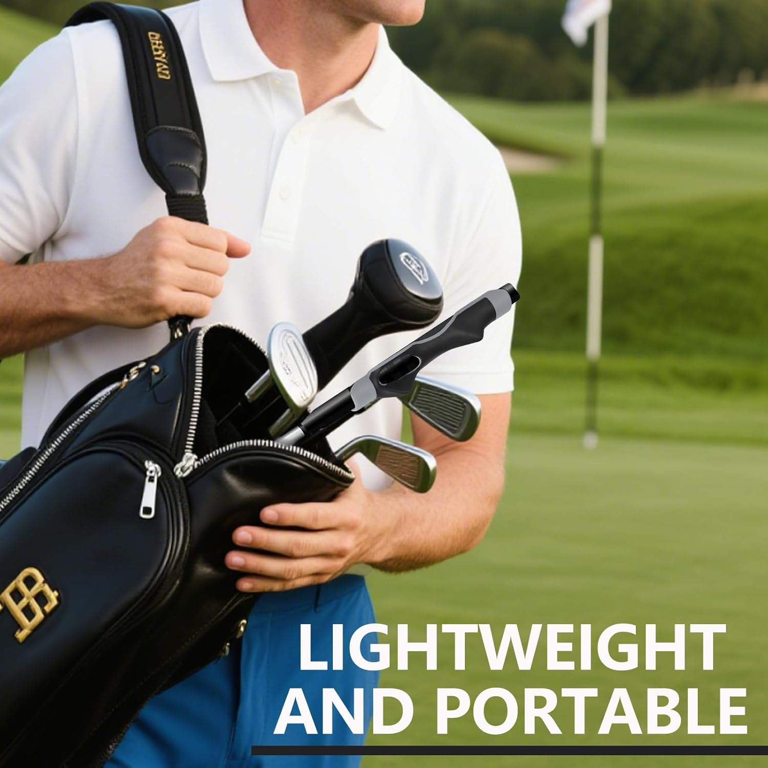 Golf Grip Trainer, Golf Training Grip, Golf Club Grips, Grip Trainer, Golf Grip, Attachment for Improved Hand Positioning on Golf Club image number 1