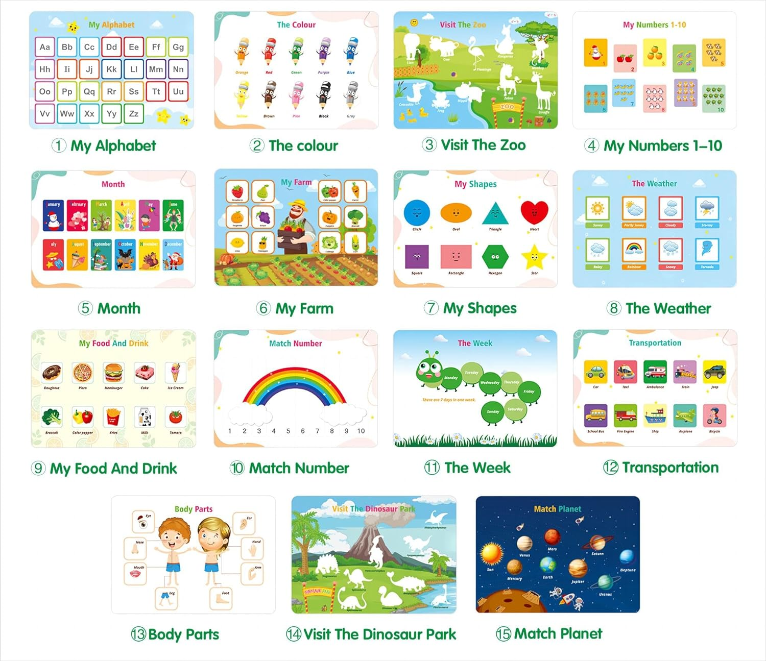 Busy Books for Toddlers 3-5,Dot Board for Toddlers Ages 3 and up - Sensory Toys Autism Kids 5-7- Autism Sensory - Kindergarten Educational Toys, Ages 3-4 4-8 5-7（Dinosaur） - Orange image number 3
