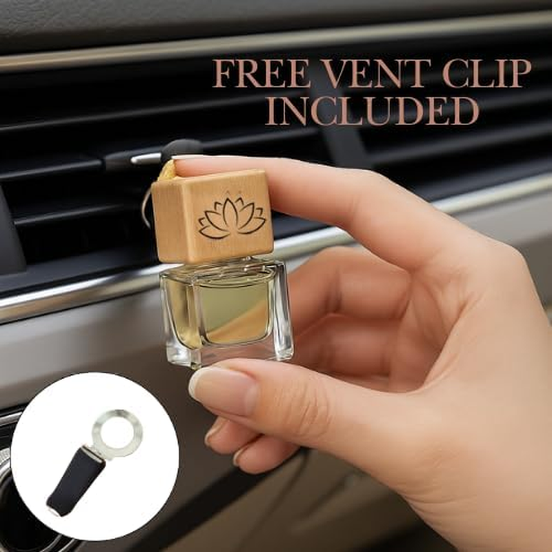 Mya Collection Sandalwood Patchouli Vanilla Luxury Car Diffuser with Vent Clip | Long Lasting Car Scent Air Freshener | Sandalwood, Patchouli, Vanilla Premium Fragrance Oil image number 4