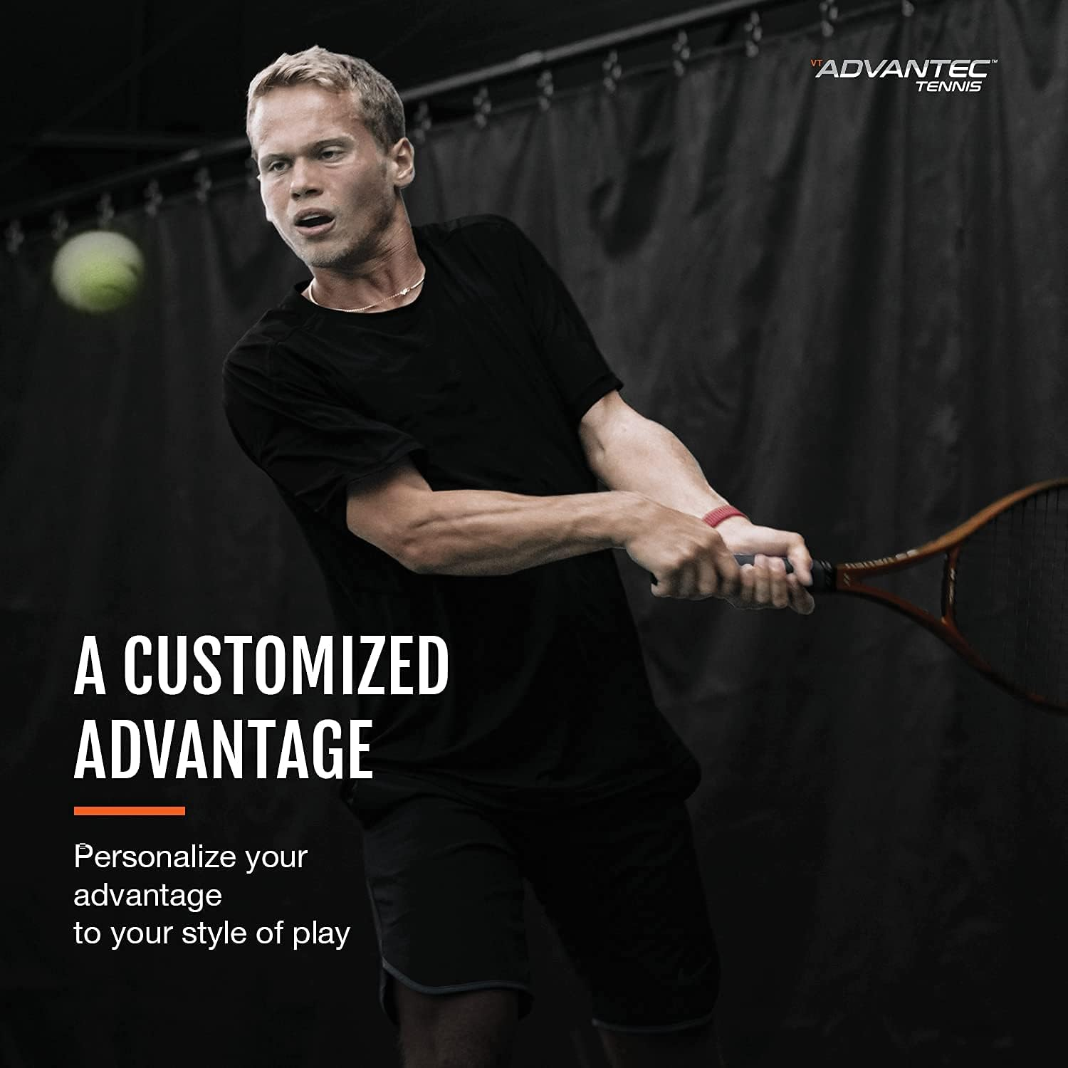 VT Advantec Anti-Vibe Strips &ndash; Tennis Racket Vibration Dampener &ndash; Absorb and Reduce Vibration &ndash; Maximize Control and Stability &ndash; Expand Sweet Spot and Prevent Injuries &ndash; Carbon Black image number 6