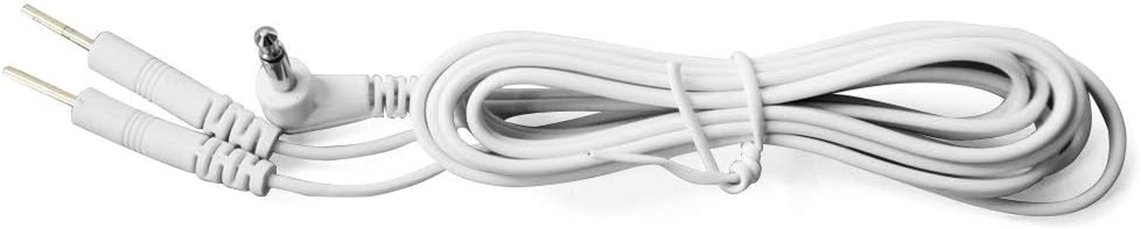 1 Pair 120CM Tens Electrode Lead Wires Jack 3.5Mm Plug 2.0Mm Pin Connection White image number 5
