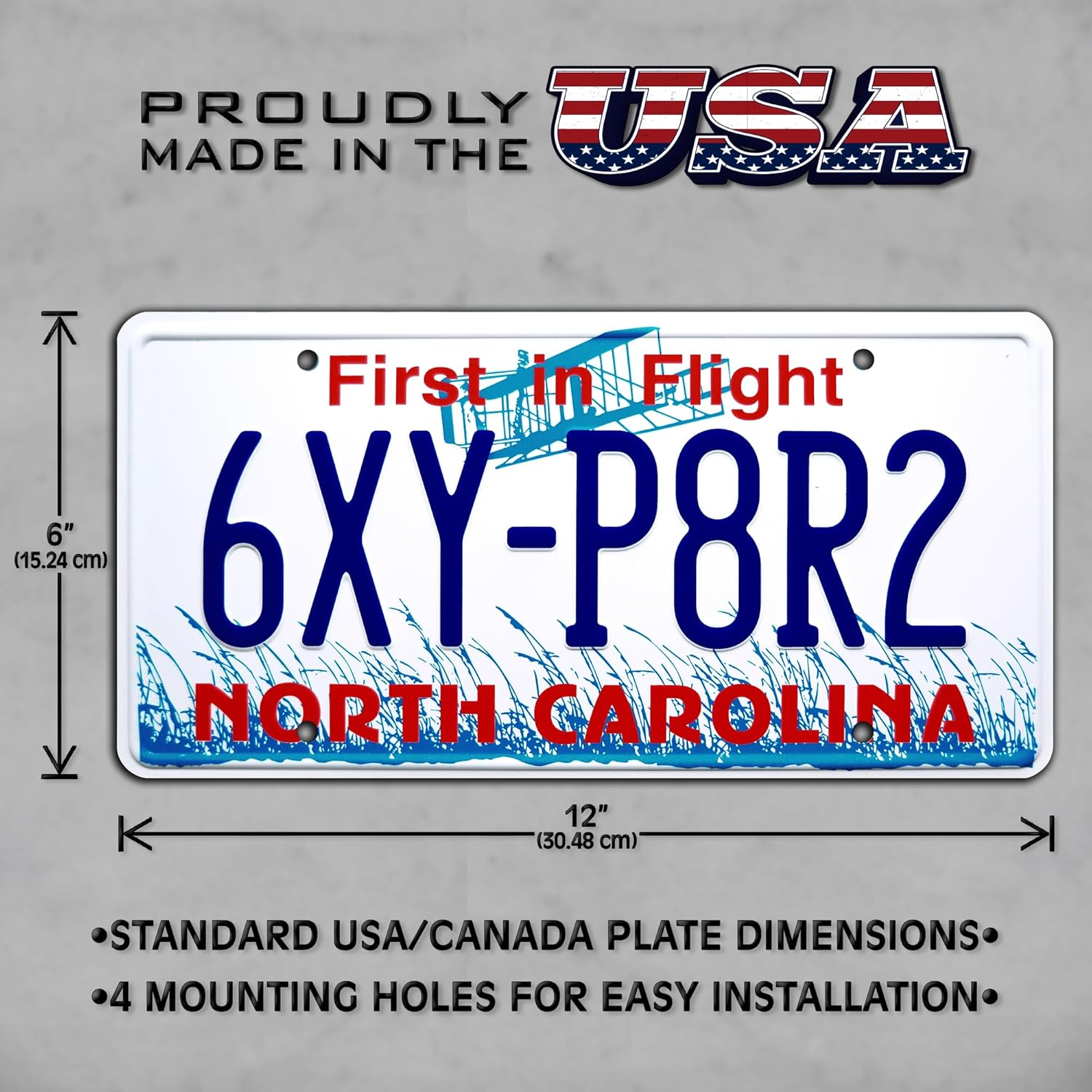 Outer Banks | 6XY-P8R2 | Metal Stamped License Plate image number 3