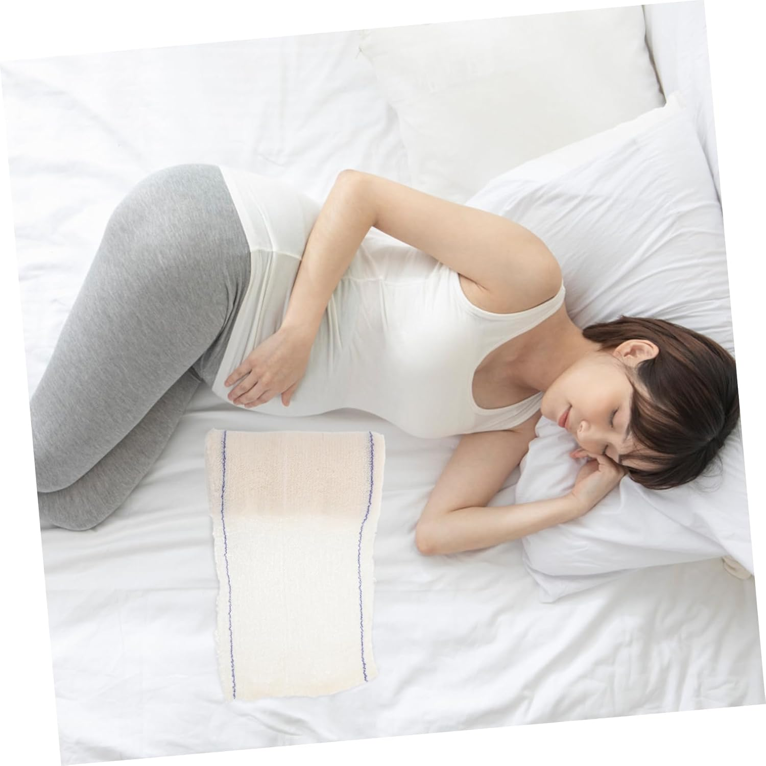 Gatuida Postpartum Abdominal Support Band Adjustable Belly Wrap for Women Chest Abdomen Binder for Improved Posture after Pregnancy image number 4