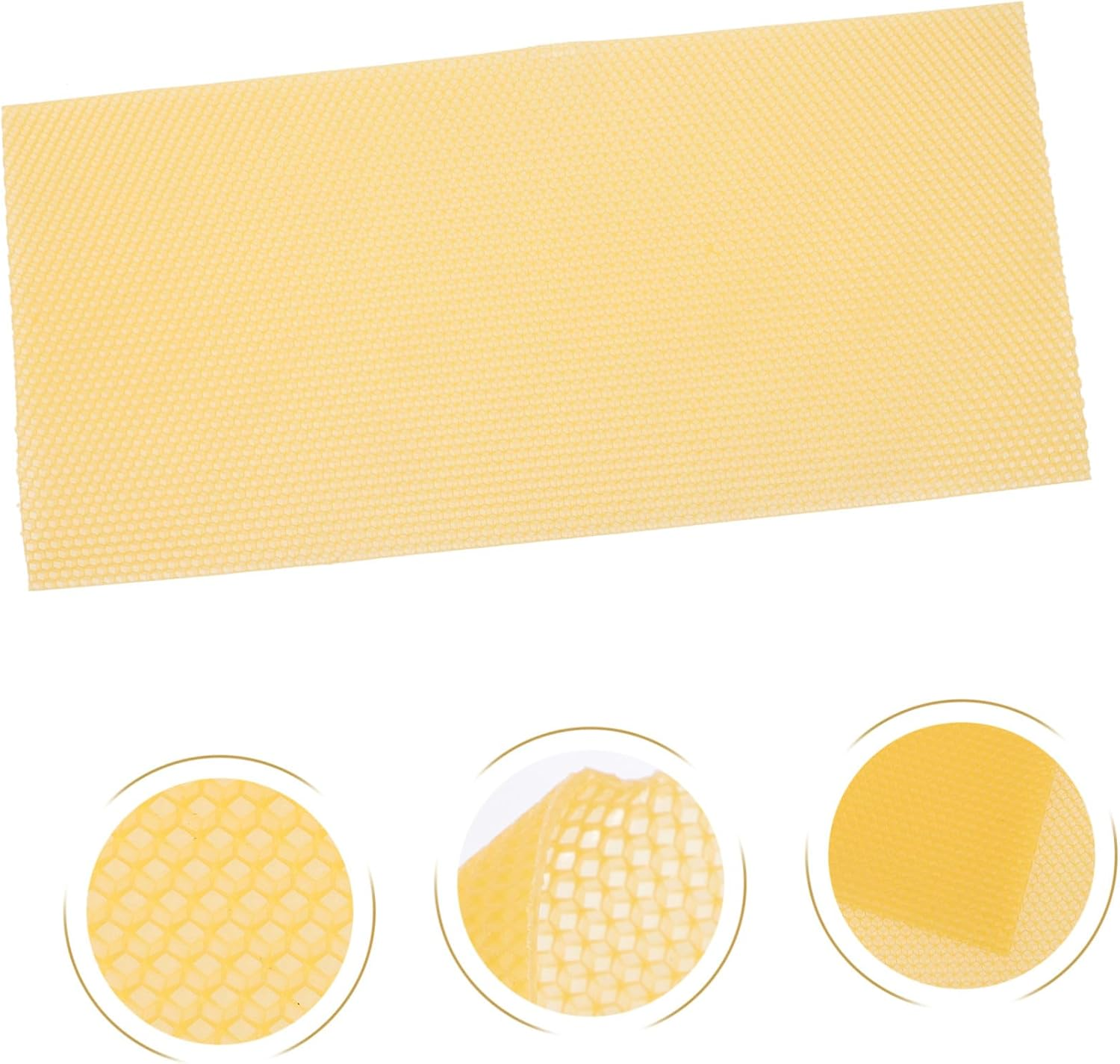 30Pcs Beehive Wax Foundation Sheets Smooth Surface Beekeeping Supplies for Building Honeycomb Nesting in Deep Bee image number 5