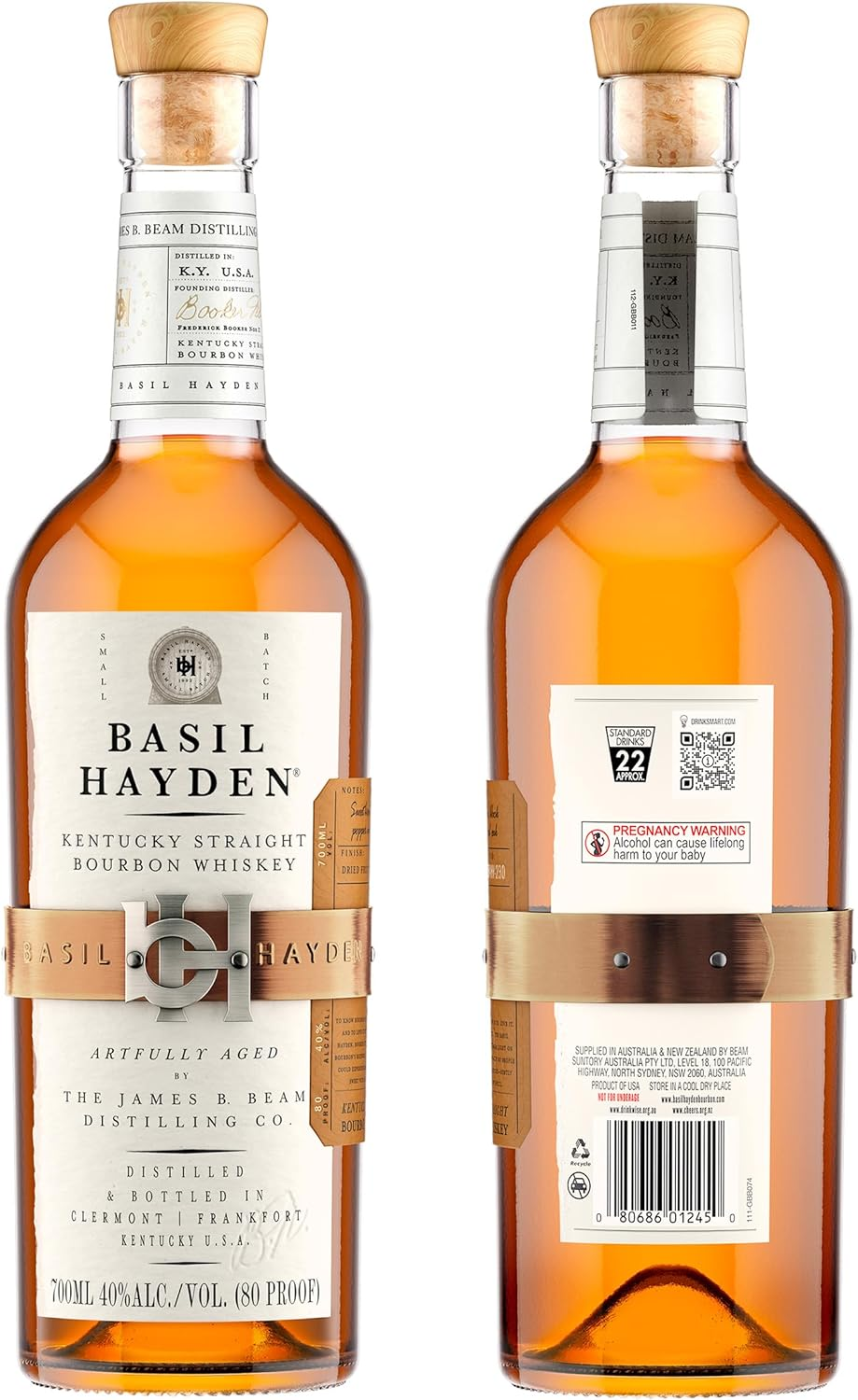 Basil Hayden Bourbon 750Ml image number 1