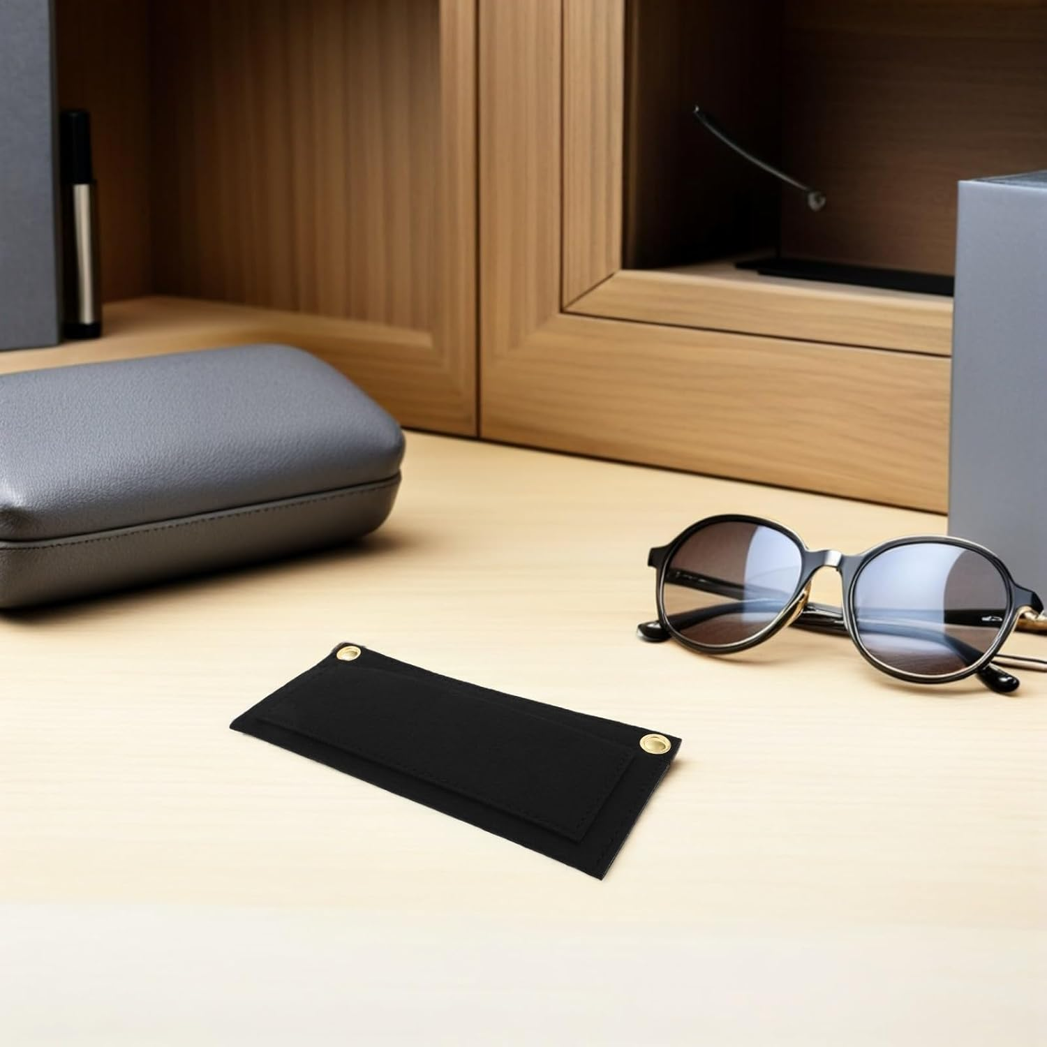 Holibanna 5Pcs Felt Purse Organizer Inserts with Multi-Pocket Dividers for Women&rsquo;S Wallets and Clutch Bags, Removable Handbag Insert Organizer for Travel and Everyday Use image number 4