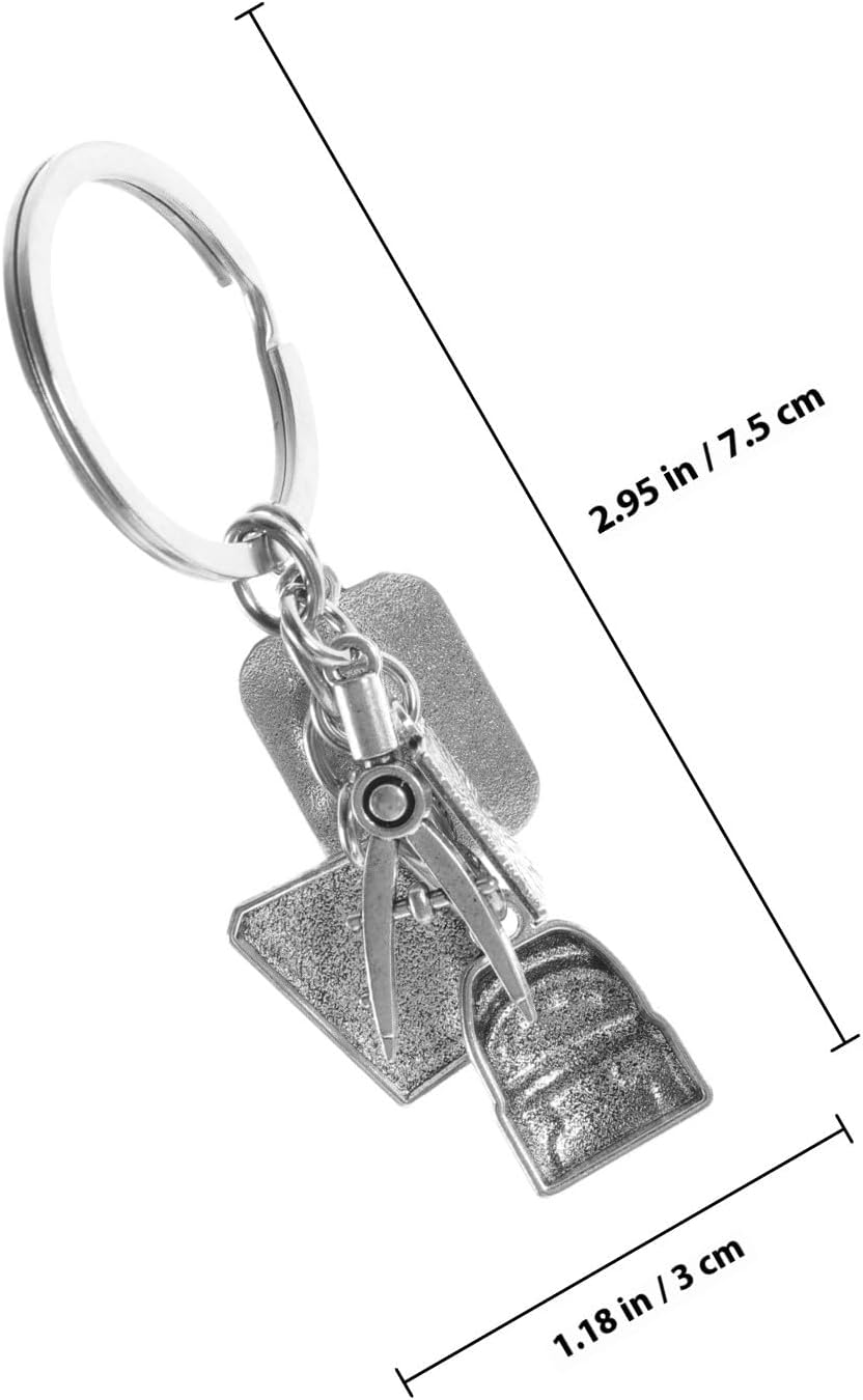 HEALEEP Back to School Calculator Keychain with Mini Calculator, Small Key Ring for Backpack and Wallet, Compact Key Chain for Men and Women, School Supplies Accessory image number 1