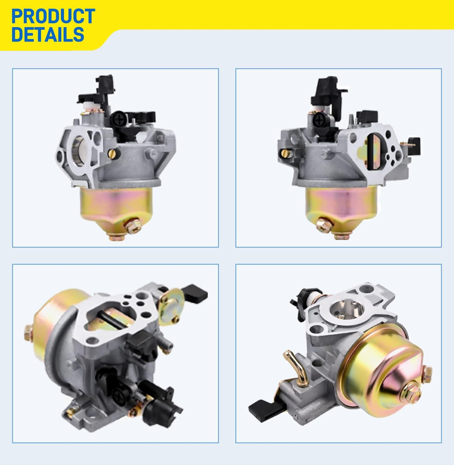 Fitbest Carburetor for Honda GX240 GX270 8HP 9HP Engines Replaces 16100-ZE2-W71 1616100-ZH9-820 Carb image number 2
